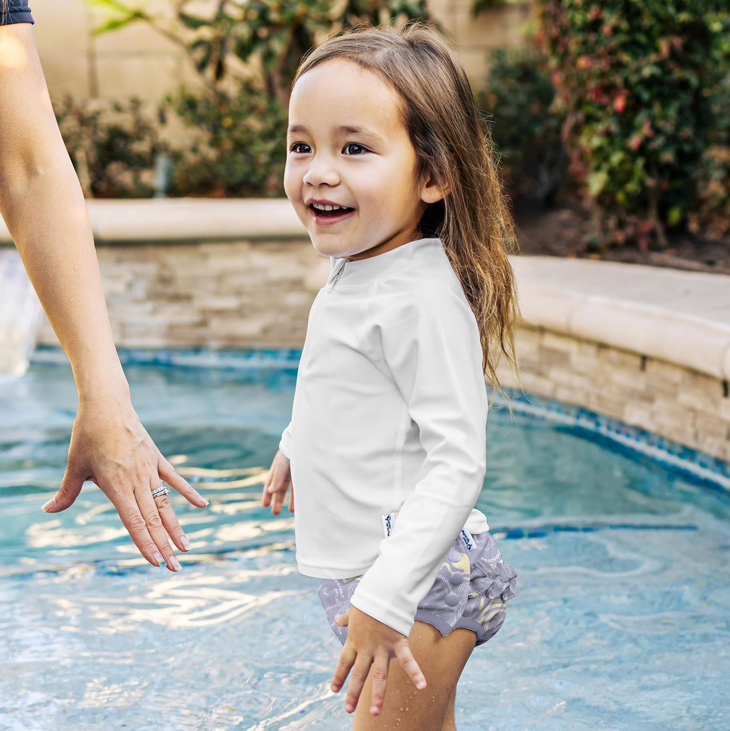 Diaper Swim Pants Swim Diaper Swim Pants for Girls Boys Baby Swimming Swimsuits Green Sprouts Swim Diaper M 6 Months to 12 Months Lavender Octopus