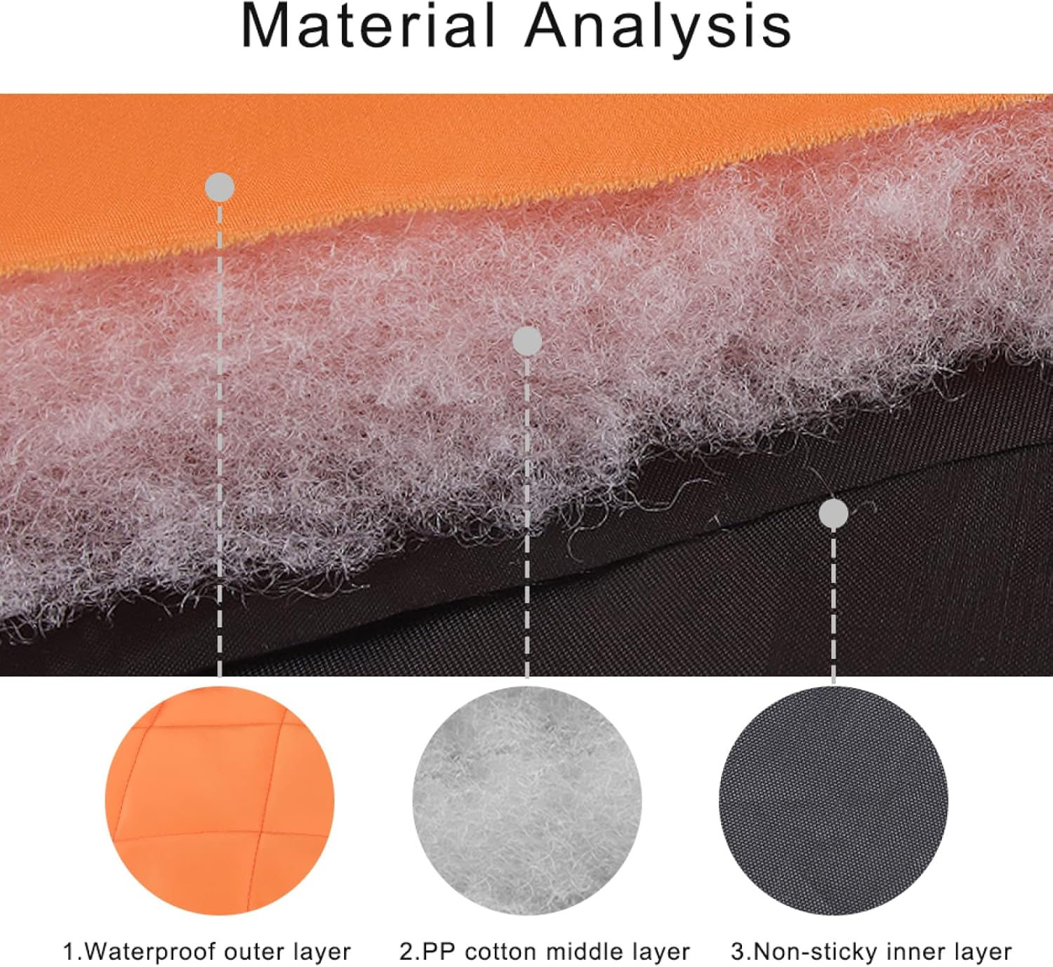 Outdoor Waterproof and Windproof Large Dog Coat Winter Warm Large Dog Clothes Coat French Bulldog Greyhound Vest Turtleneck Dog Coat,Black,6Xl image number 2