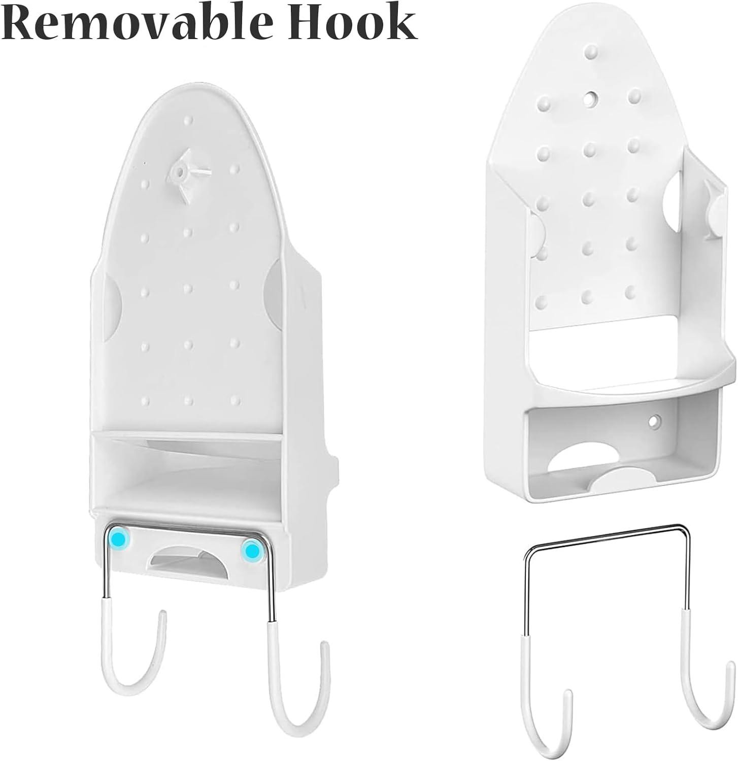 Oranlife Wall Mounted Ironing Board Rack Electric Iron Holder Household Bathroom Shelf image number 6