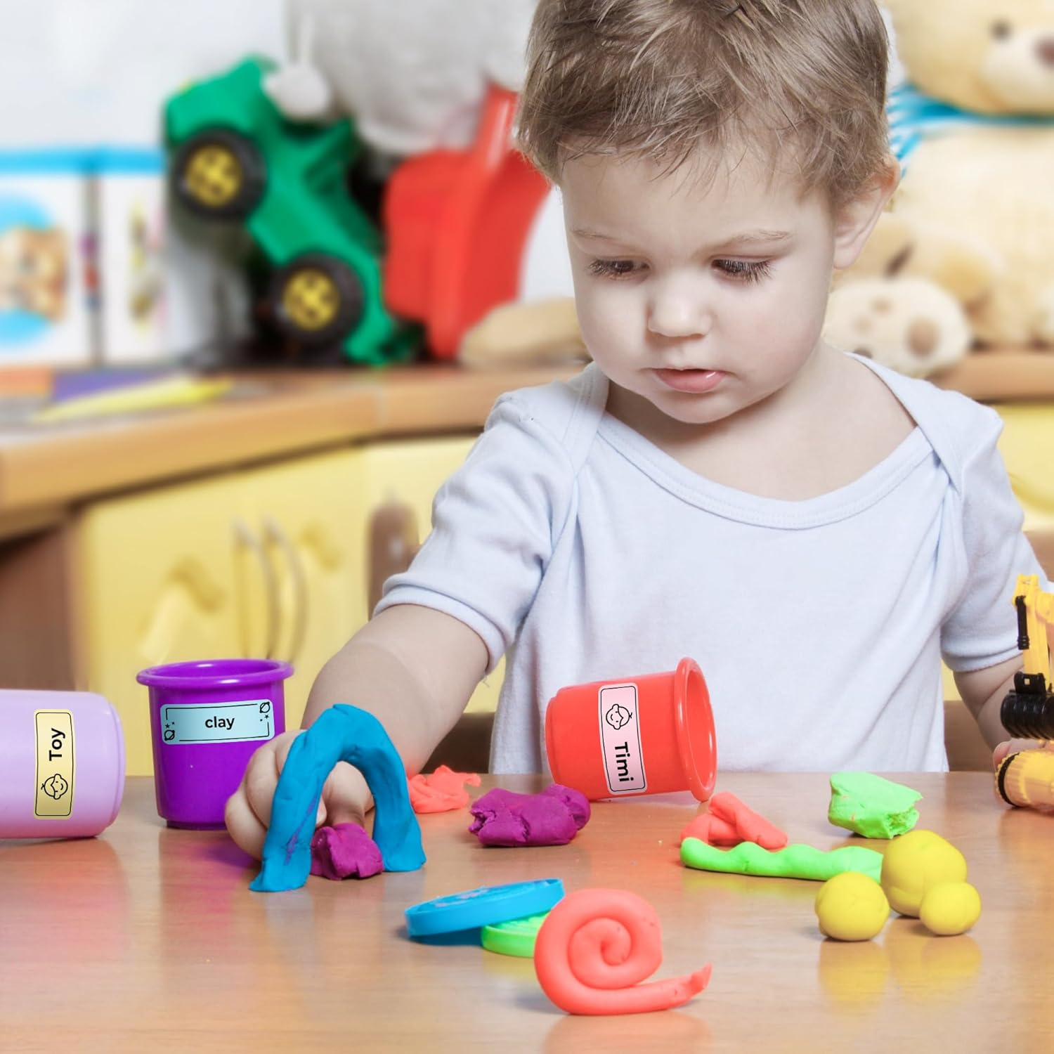 NELKO Genuine P21 Label Maker Tape, Adapted Label Print Paper, 14X40Mm (0.55"X1.57"), Standard Laminated Office Labeling Tape Replacement, Multipurpose of P21, 180 Tapes/Roll, 3-Roll, Blue/Yellow/Pink image number 5