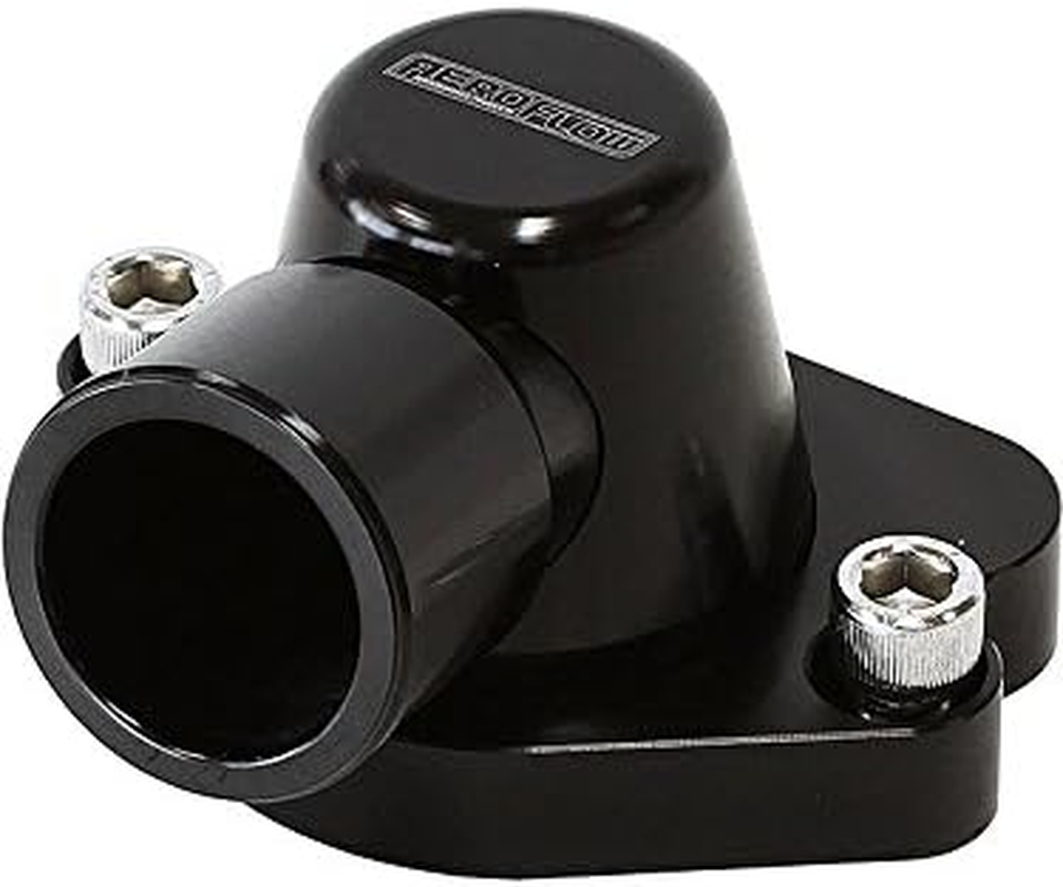 Aeroflow AF64-2056BLK Thermostat Housing Black No Heater Swivel Fits 253 308 Holden