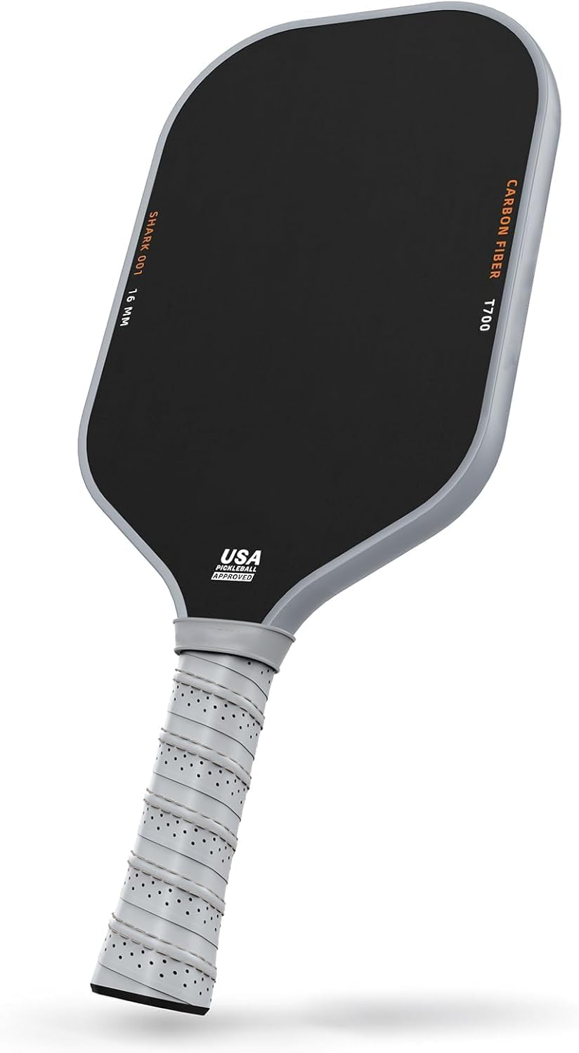 Pickleball Paddles,Carbon Fiber Raw Toray T700 with 16 Mm Polypropylene Honeycomb Core, the Pickleball Rackets Designed for Ultimate Spin & Consistency image number 4