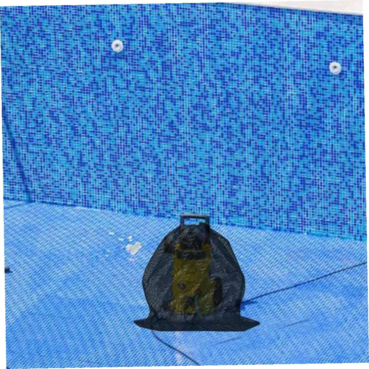 Large Fine Mesh Pump Filter Bag with Drawstring Polyester Strainer for Outdoor Filtration Easy Installation and Reusable Water Pump Mesh Cover image number 1