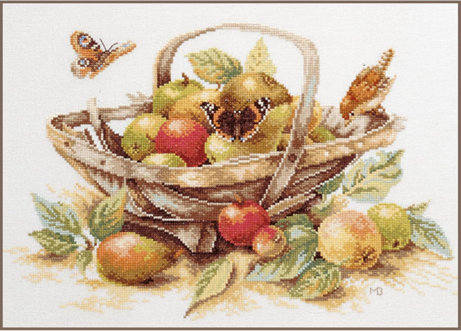 Lanarte Counted Cross Stitch Kit: Summer Fruit, NA, 39 X 29Cm image number 4