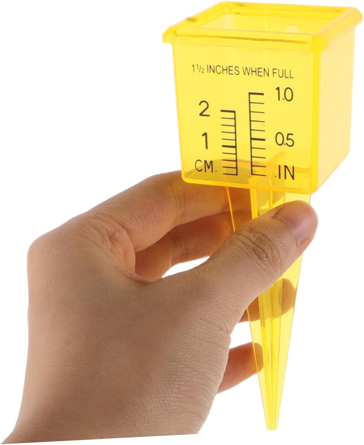 9Pcs Plastic Rain Gauge Outdoor Water Measuring Tool for Lawn and Garden Accurate Rainfall Measuring Device for Sprinkler Cups Weather Education and Irrigation Management