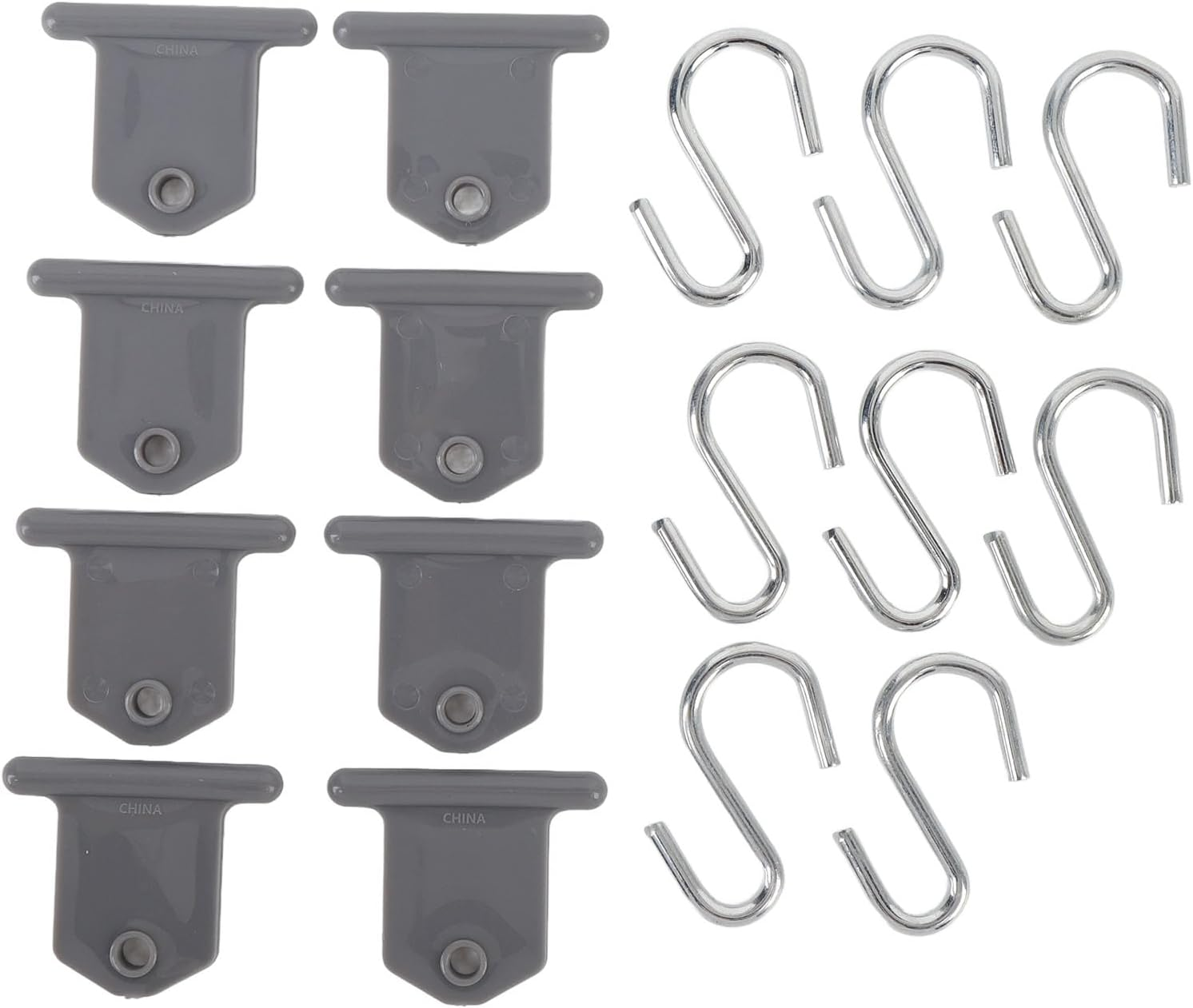 Universal RV Awning Light Clips for RV, 8PCS RV Awning Hooks and Hangers Set, Easy Install, Load Capacity 15Lbs, for Outdoor Living Space Organization, Camping Decor image number 2