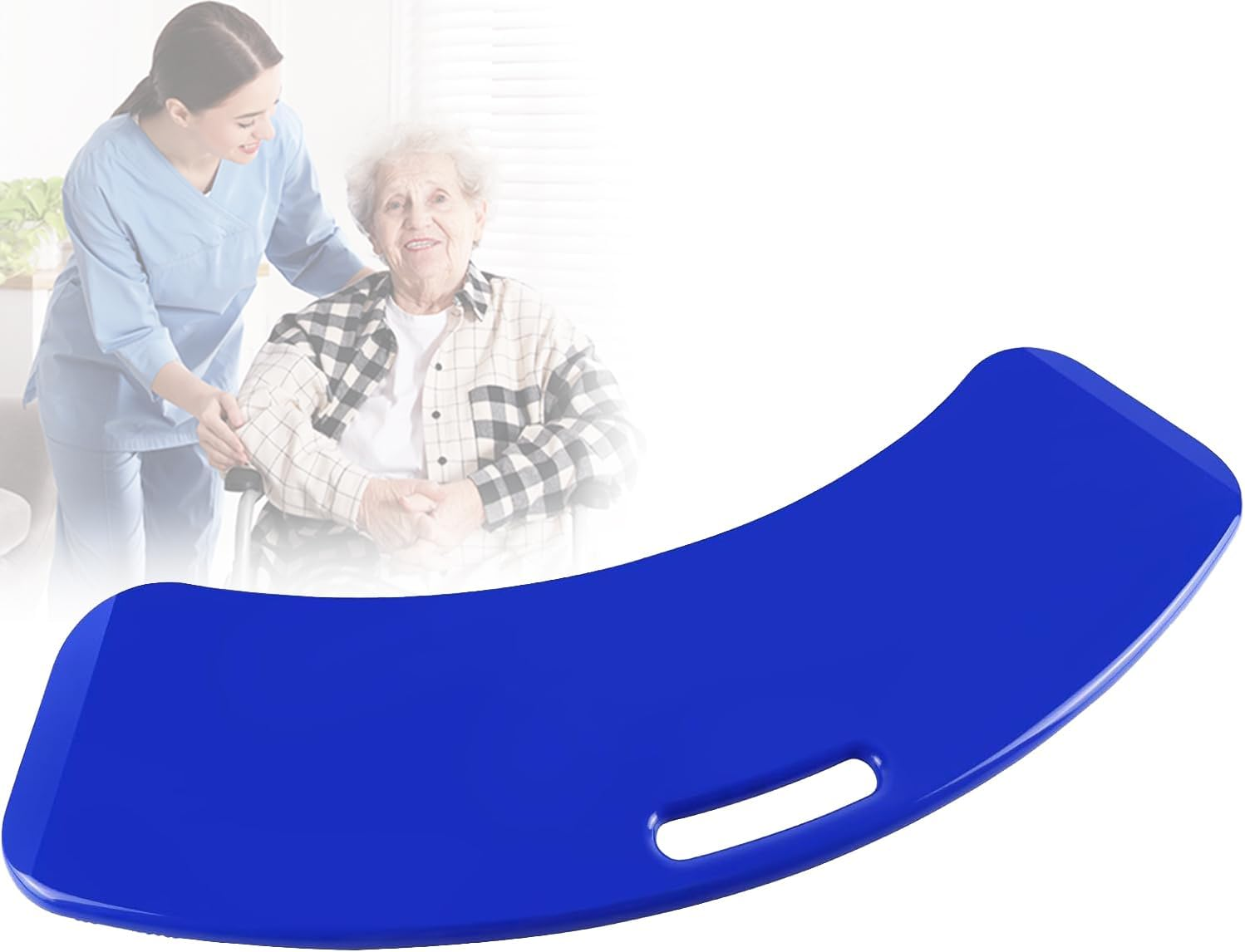 Sliding Transfer Boards Slide Board to Transfer to Wheelchairs, Slide Transfer Assistance Devices for Elderly Slide Boards Hold up to 330 Lbs - Seniors from Bed to Chair,Car,Couch,Toilet (Orange)