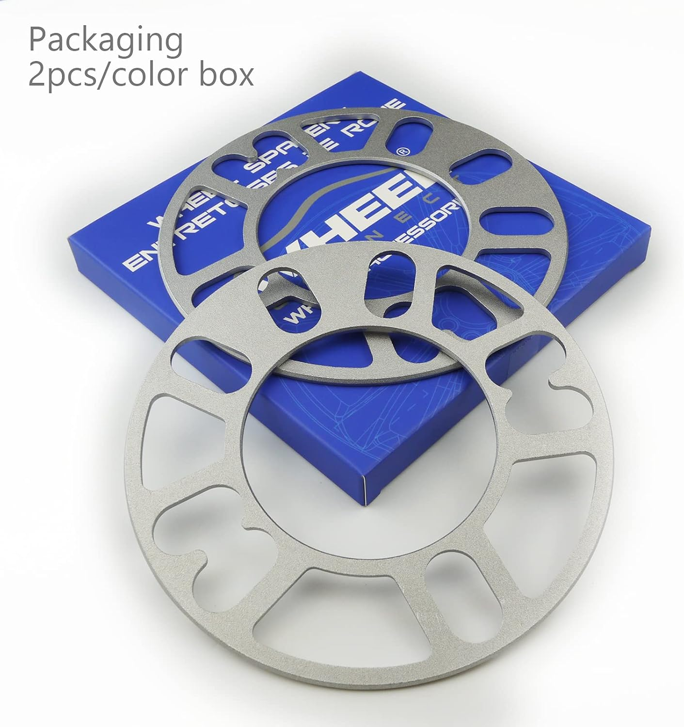 WHEEL CONNECT Universal Wheel Spacer,3Mm Thickness(1/8Inch),Fit Bolt Pattern 4X98, 4X100, 4X108, 4X114.3, 5X100, 5X105,5X108, 5X110, 5X112, 5X114.3,5X120, 5X127, Cast Aluminum, Pack of 2. image number 5