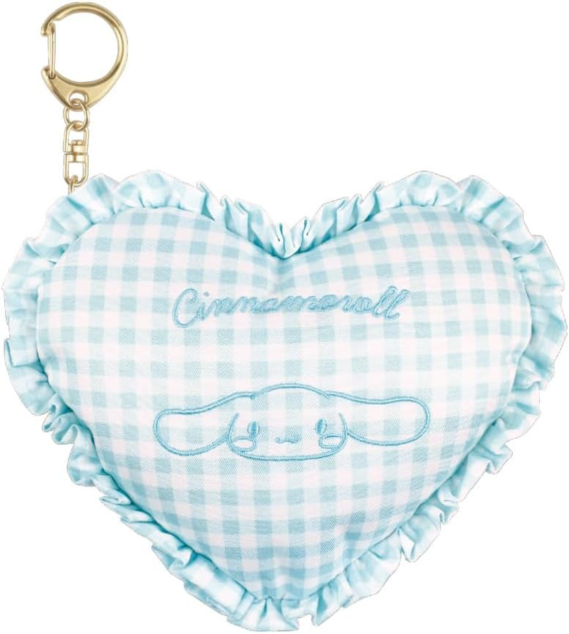 Tees Factory SR-5544498MC Sanrio Characters Heart Cushion Pouch, Maroon Cream, H5.4 X W6.2 X D1.6 Inches (136 X 158 X 40 Mm)