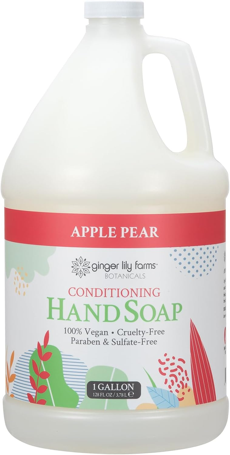 Ginger Lily Farms Botanicals All-Purpose Apple Pear Hand Soap, 1 Gallon (Case of 4) image number 5