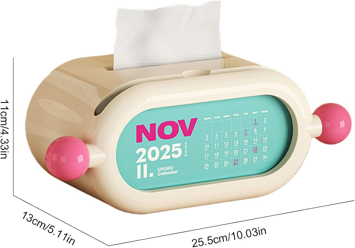 Wipes Dispenser Case,Inspirational Slogans Tissue Paper Dispenser | No Punch Desktop Large Tissue Holder Napkin Dispenser for Living Room, SUV, Home, Bathroom image number 4