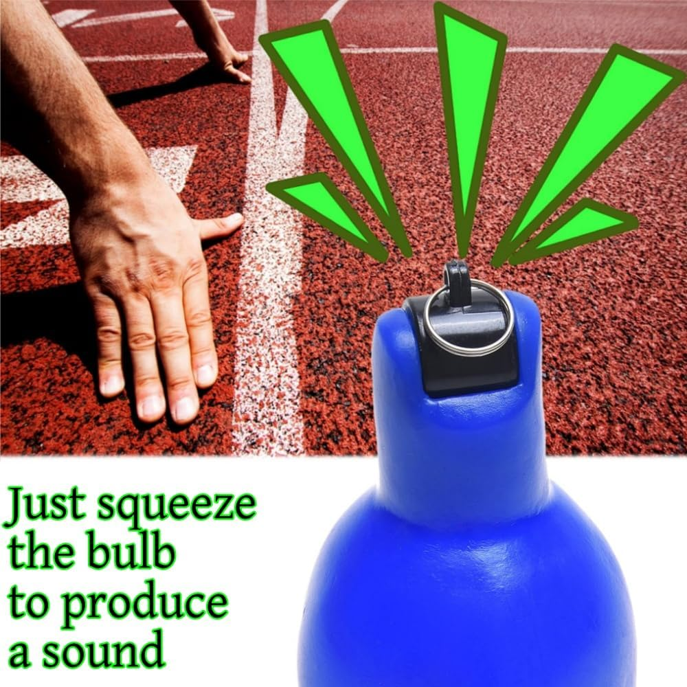 HIDOSNG 2Pcs Squeeze Whistle | Portable Referee Loud Sports Whistles,Portable Outdoor Gear, Emergent Whistles for Football, School, Game Playing, Trekking, Camping, Basketball, Hiking（Orange/Blue） image number 4