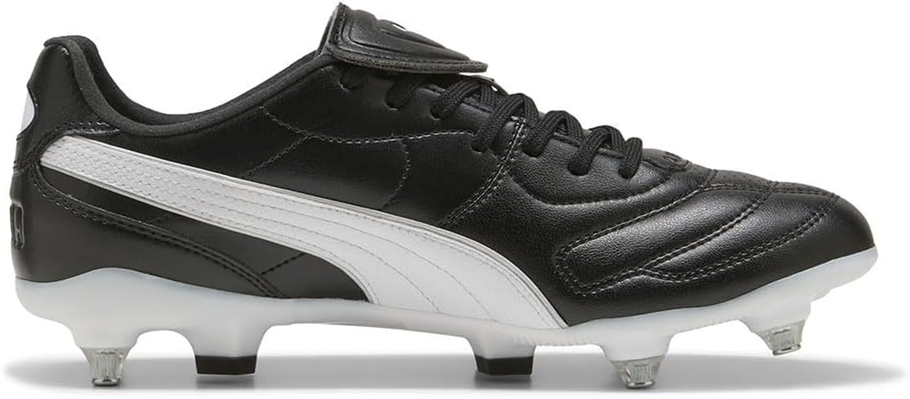 PUMA Unisex'S King Liga Mxsg Soccer Shoe, Black White Silver, 10 UK image number 3