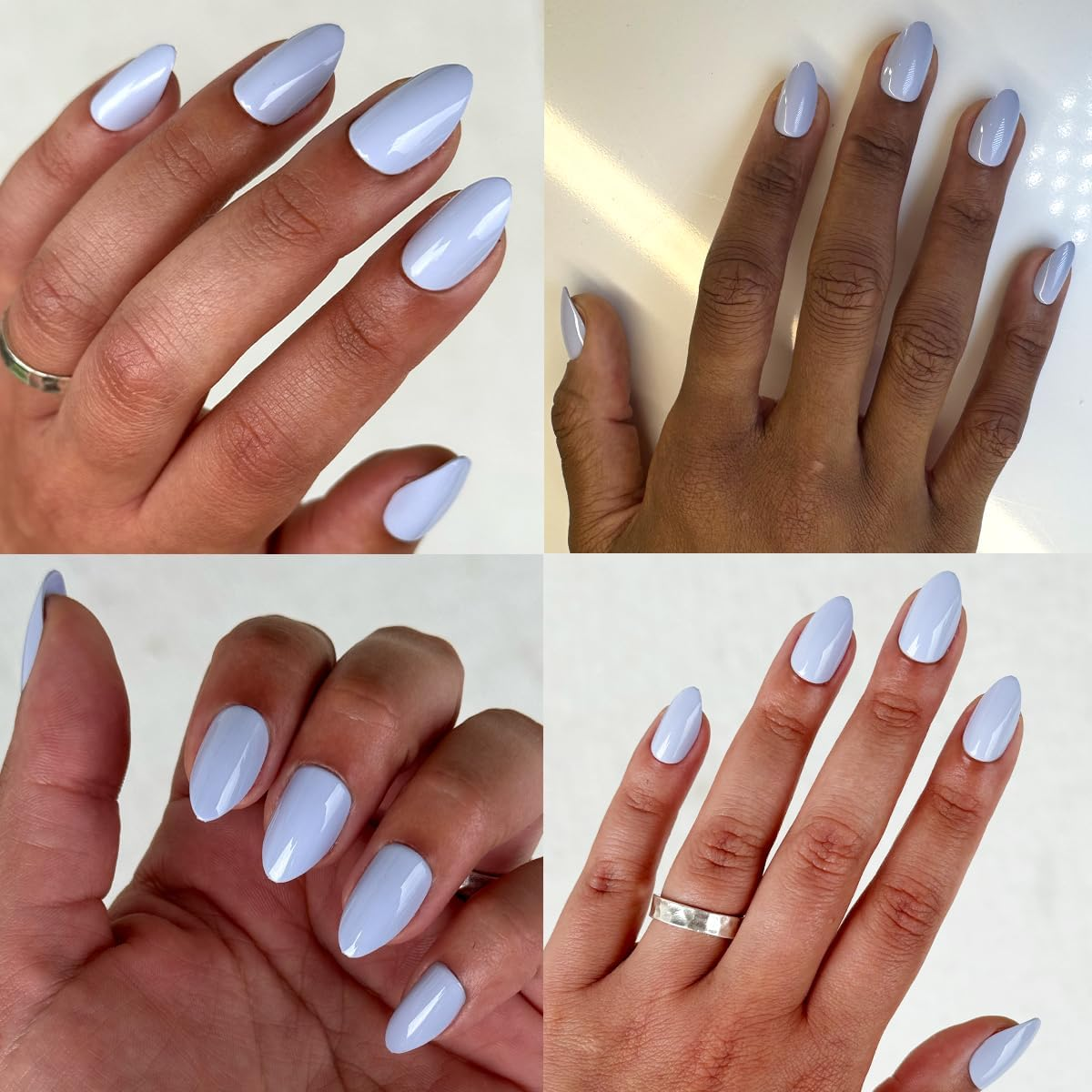 Olive & June Instant Mani Press Nails, 42 Nails Pressing Glue (Bp, Medium) image number 4