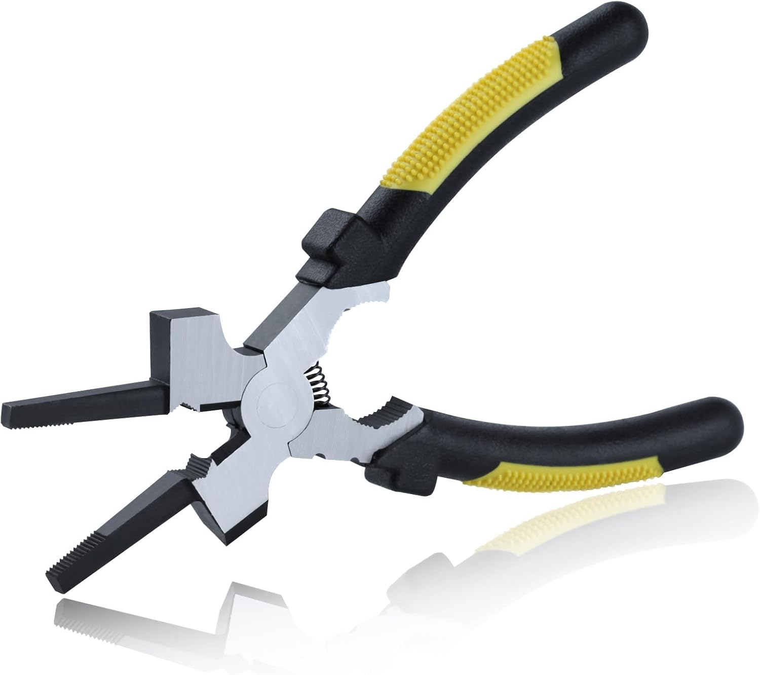 SPEEDWOX Mig Welding Pliers with Measurement Holes 7-In-1 Multi-Function Welding Pliers 7" Welding Hand Tool Mig Nozzle Cleaner Slag Hammer for Scraping Spatter, Wire Drawing and Cutting image number 2