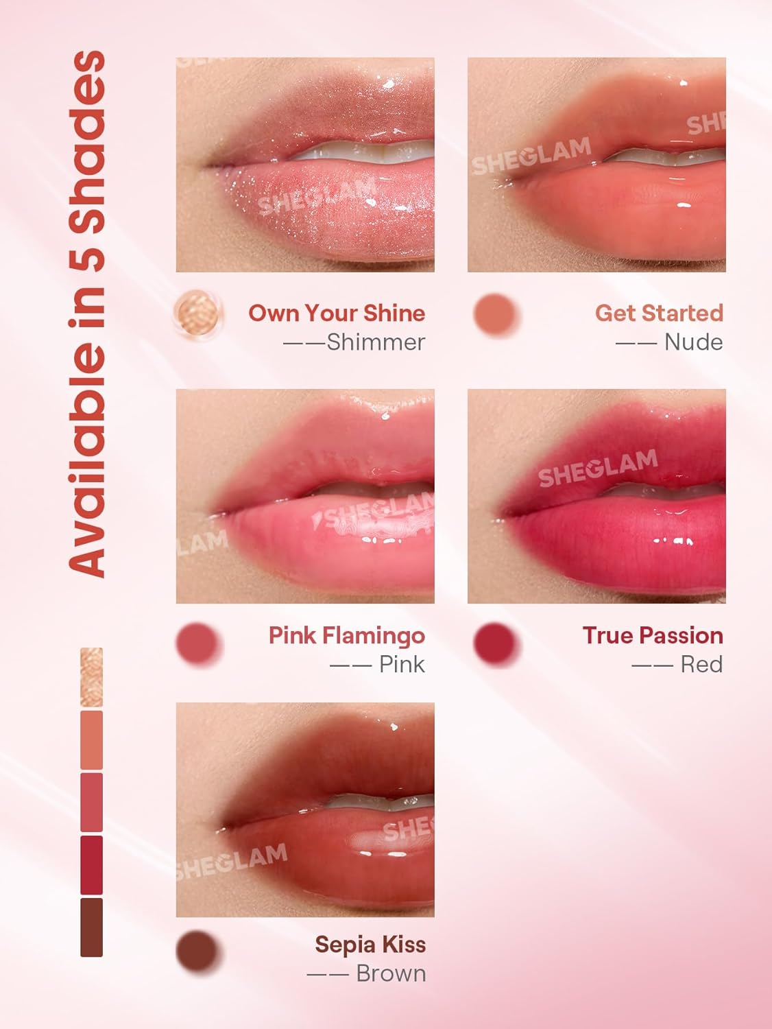 SHEGLAM Booster Shine Plumping Lip Gloss-Own Your Shine image number 4