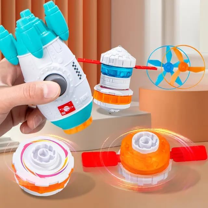 UBY Spinning Toy for Kids Including Flying Saucers,Spin Toy, Top Toy, Fly Toy, Boys and Girls Both Age 3+ Indoor and Outdoor Activity. image number 3