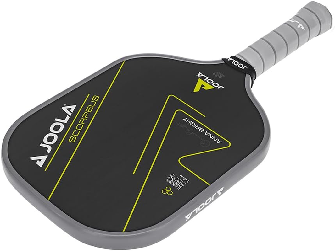 JOOLA Scorpeus Pickleball Paddle W/Charged Surface Technology for Increased Power & Feel - Fully Encased Carbon Fiber Pickleball Paddle W/Larger Sweet Spot - USAPA Approved. image number 5