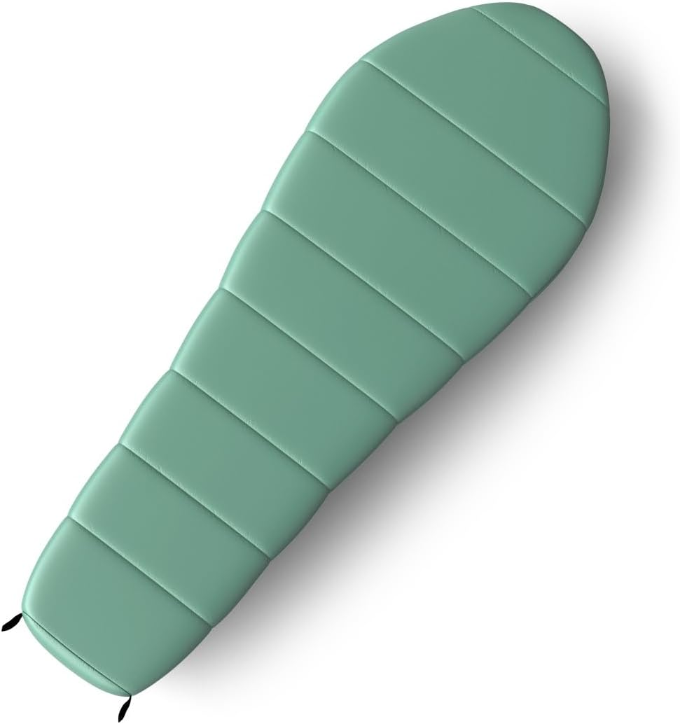 Husky Junior Sleeping Bag 3 Seasons, Warm Mummy Sleeping Bag for Adults, Summer Sleeping Bag for Camping, Trekking and Outdoor (Mint, 190 X 80 Cm) image number 3