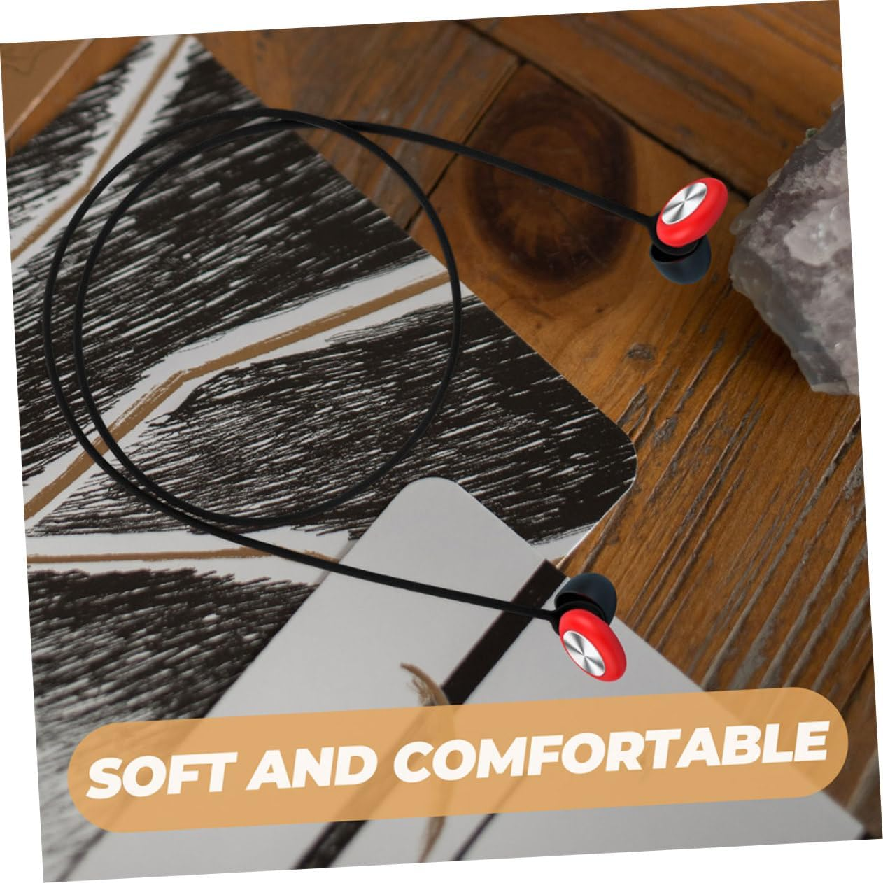 BRIGHTFUFU Earbud Lanyard Strap Portable Detachable Silicone Earbud Lanyard Prevents Loss Easy Carry for Replacement Strap image number 4