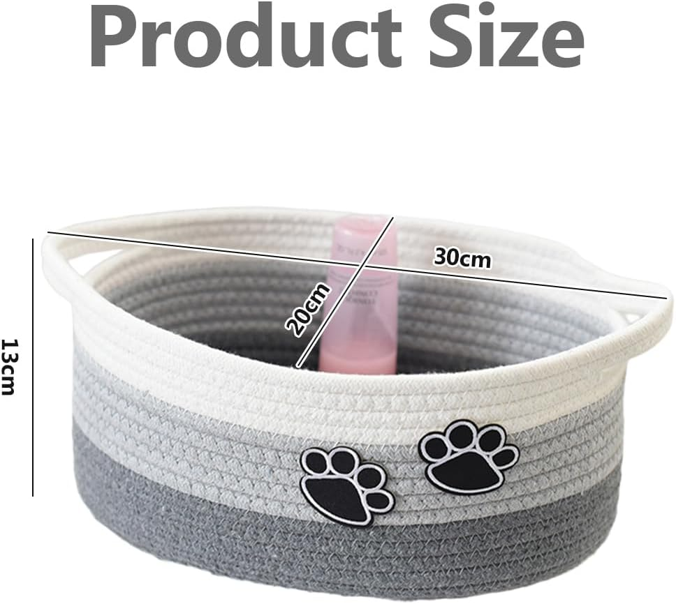 Woven Cotton Rope Basket, Multi-Purpose Storage Basketry, Eco-Friendly Laundry Organizer, Breathable & Durable for Home & Nursery image number 5