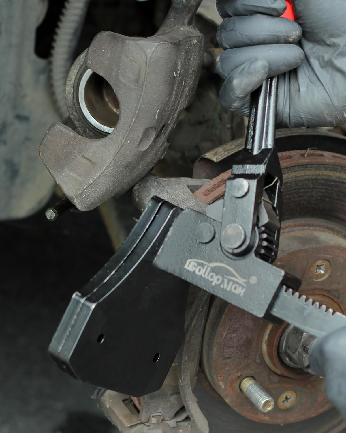 Brake Caliper Compression Tool Multi Piston Brake Pad Spreader Heavy Duty Brake Caliper Tool, Patented image number 2