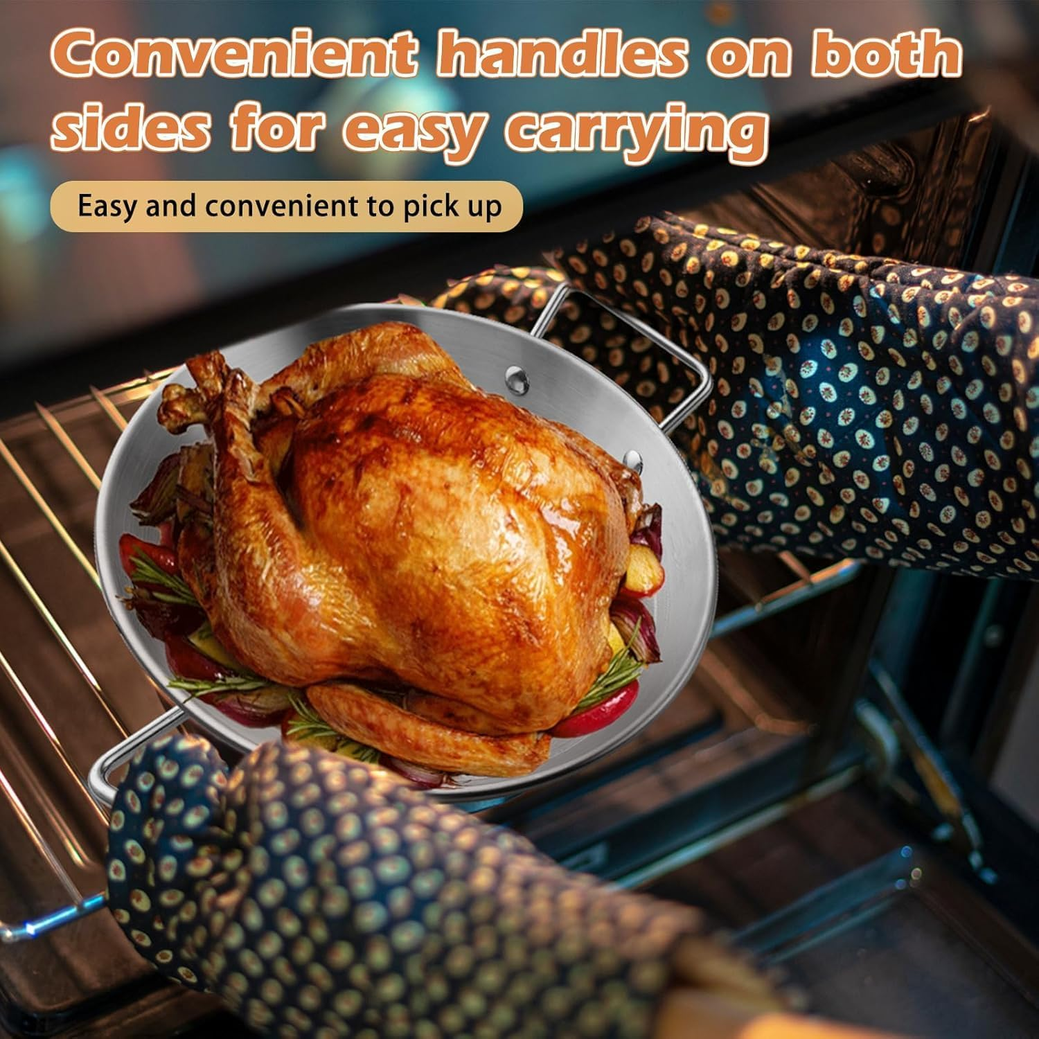 Pastor Skewer for Grill, Thickened Stainless Steel Vertical Skewer Stand for Tacos Al Pastor, Shawarma, Kebabs with 3 Removable Barbecue Skewers (8", 10" & 12") Fit for Smoker, Grill, Oven image number 3