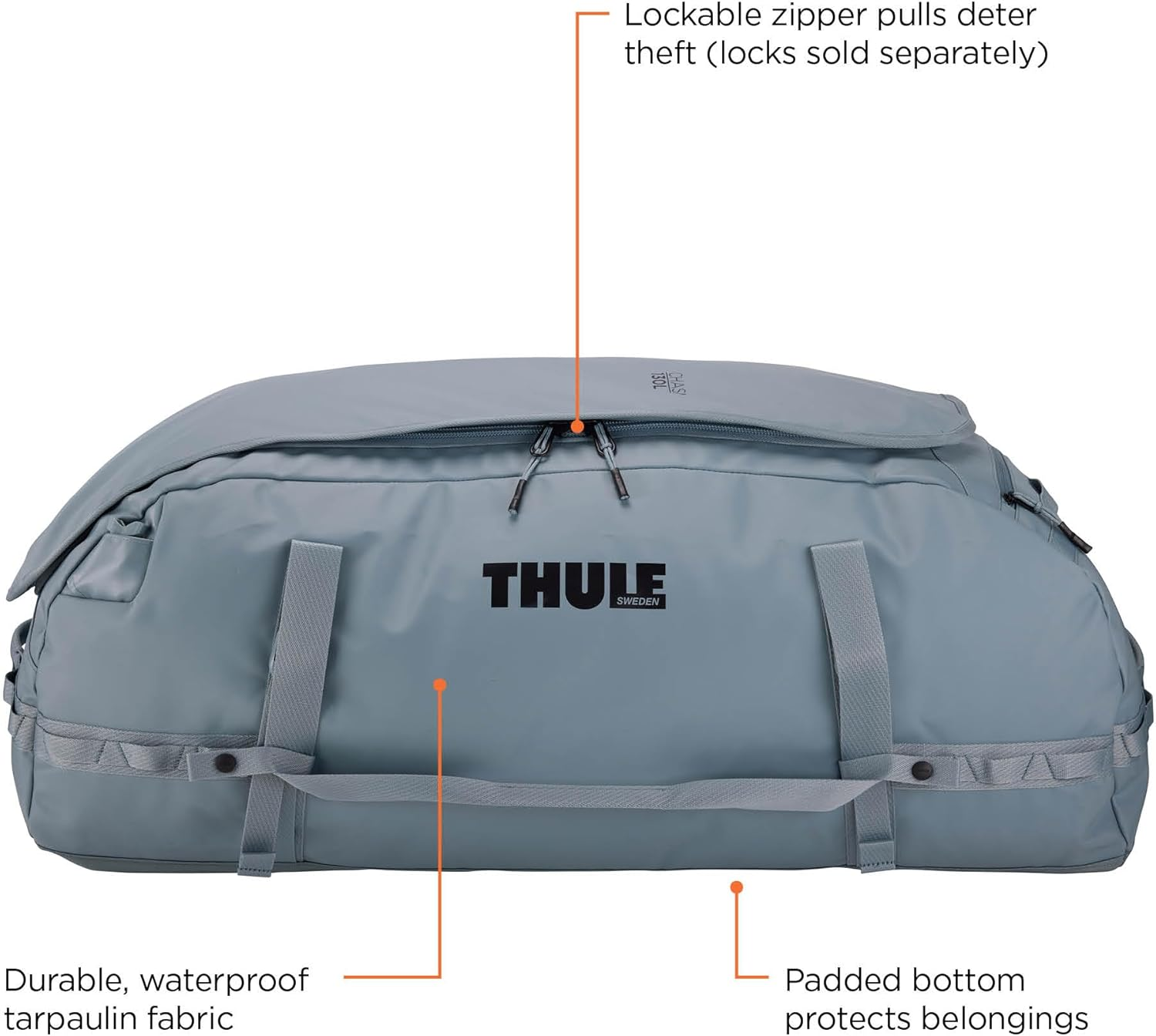 Thorie Chasm Duffel Bag, 130L, Black, 130L image number 5