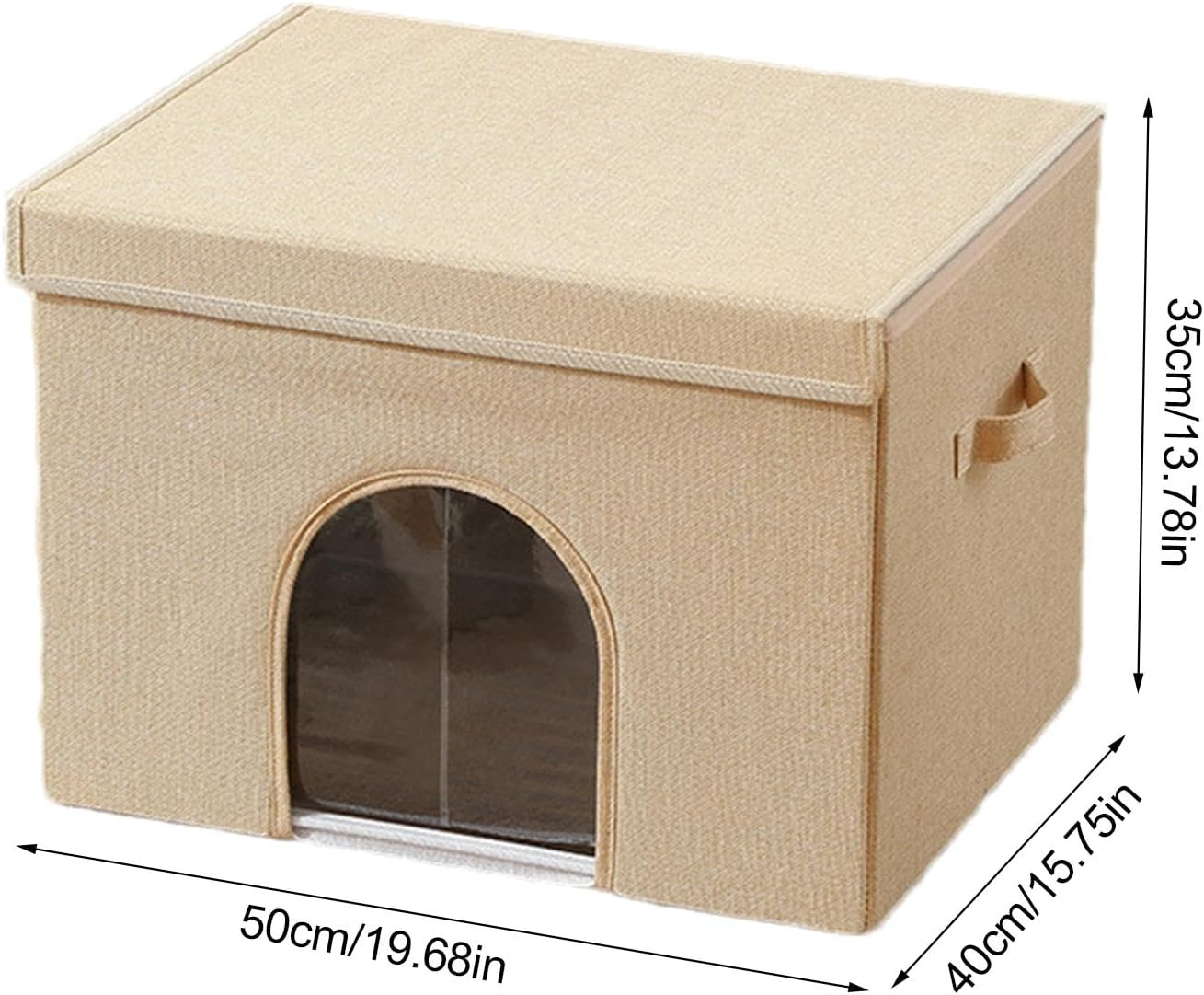 Outdoor Cat House - Cabin Outdoor Pet Shelter | Insulated Cat House | Versatile Cat Shelter | Cat Shelter with Ice Packs - outside Cat Shelter Insulated Cat House with 12 Ice Packs image number 4