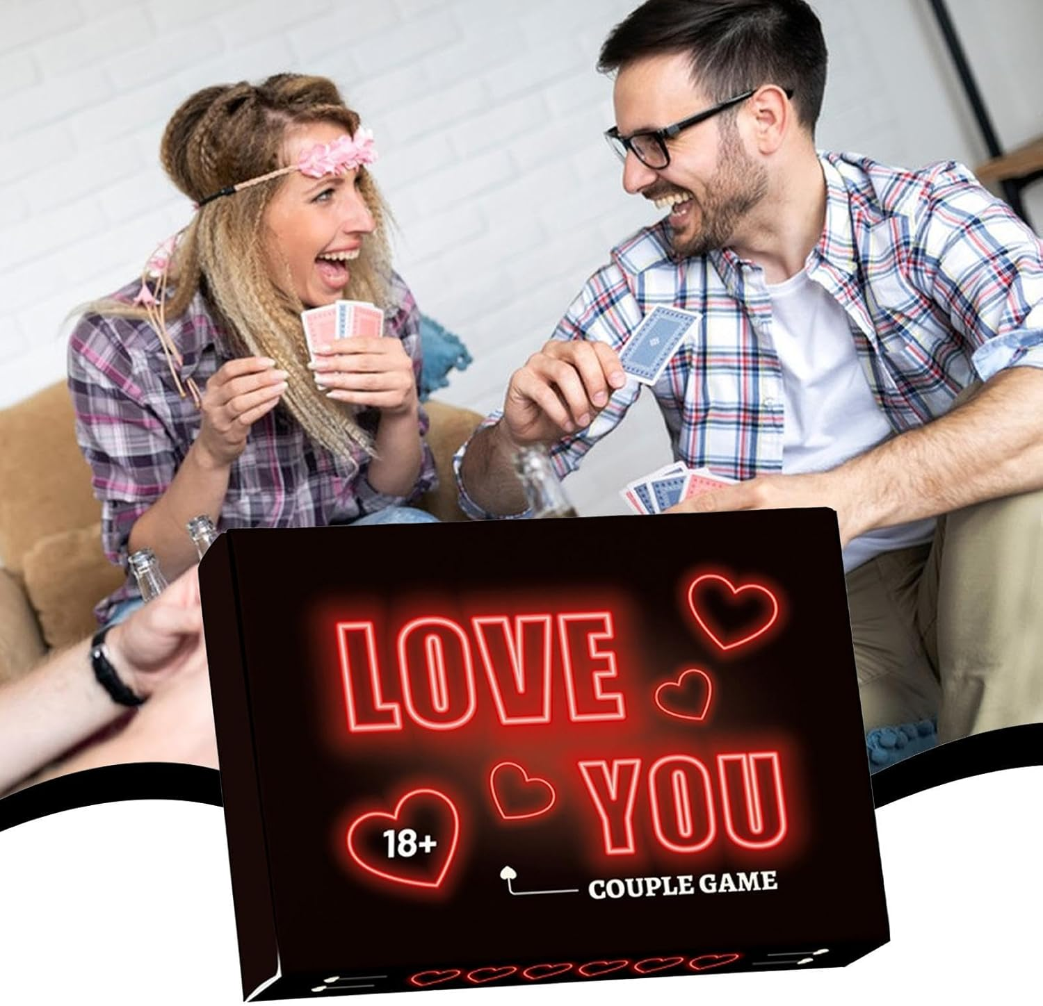 Couple Conversation Cards | Meaningful Couples Question Date Night Card - Conversation Starter Cards for Vacations, Date Nights, Long Car Trips, Bedrooms image number 4