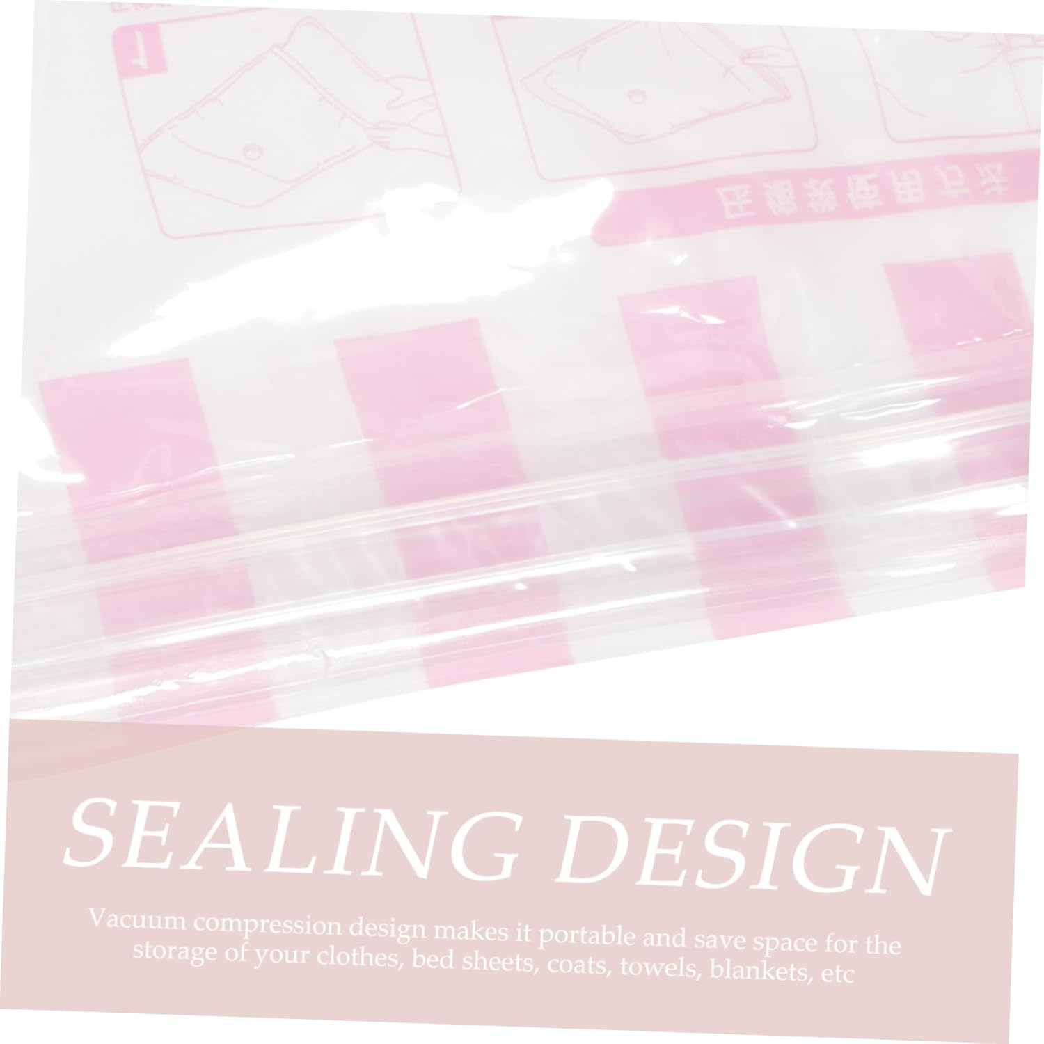 KOMBIUDA 10Pcs Travel Carry Bag Vacuum Sealer Storage Bags Compression Packing for Luggage image number 2