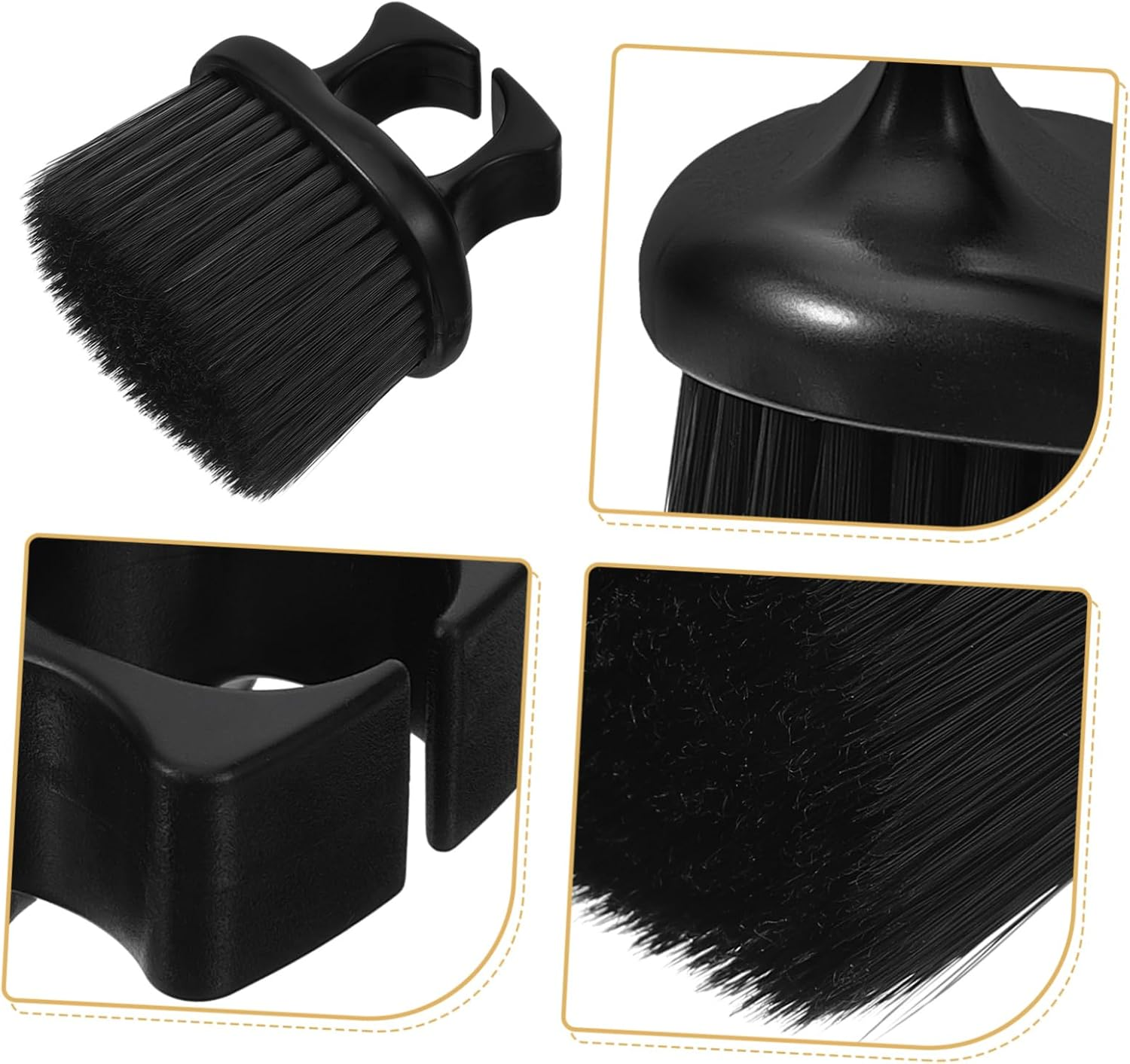 Outanaya Barber Haircutting Brush Neck Duster Hair Cleaning Brush Professional Hair Dresser Tool image number 5