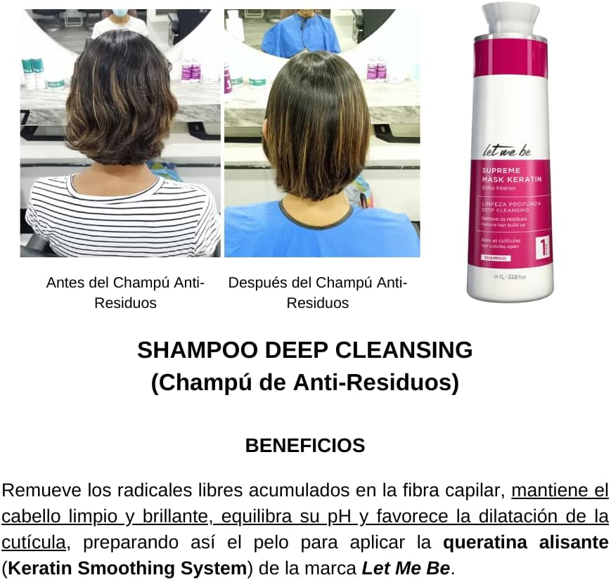 Let Me Be Supreme Liss Control Hair S/Frizz 2X1L/33.81.Fl.Oz.