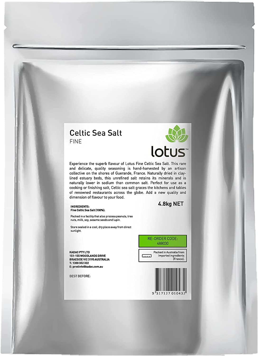 Lotus Sea Salt Celtic Fine 4.8Kg Bulk Pack image number 5