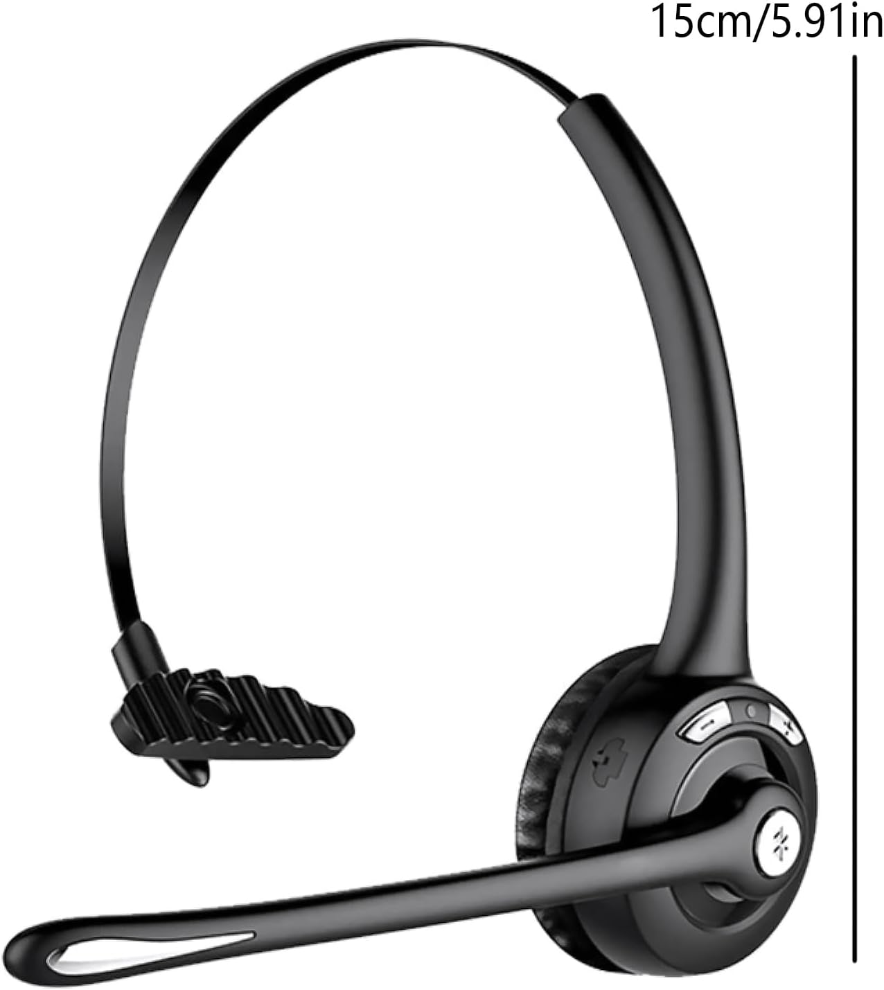 Wireless Headphone with 330&deg; Rotatable Mic & Adjustable Headband Clear Sound BT5.0 Over-Ear Headset Max 10M 13H Playtime image number 5