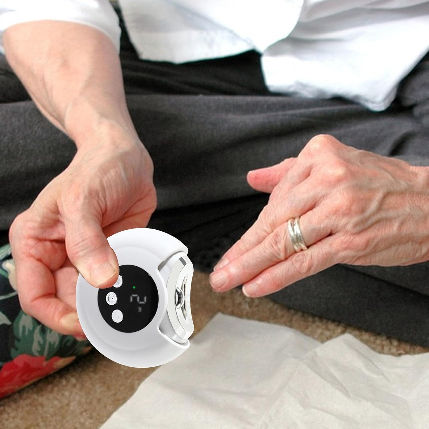 Electric Nail Trimmer, Rechargeable Automatic Nail Trimmer, Portable Nail Grinder, Nail Polishing Machine, Nail Care Grinder, Nail Trimmer for Children, Automatic Nail Grinder image number 2