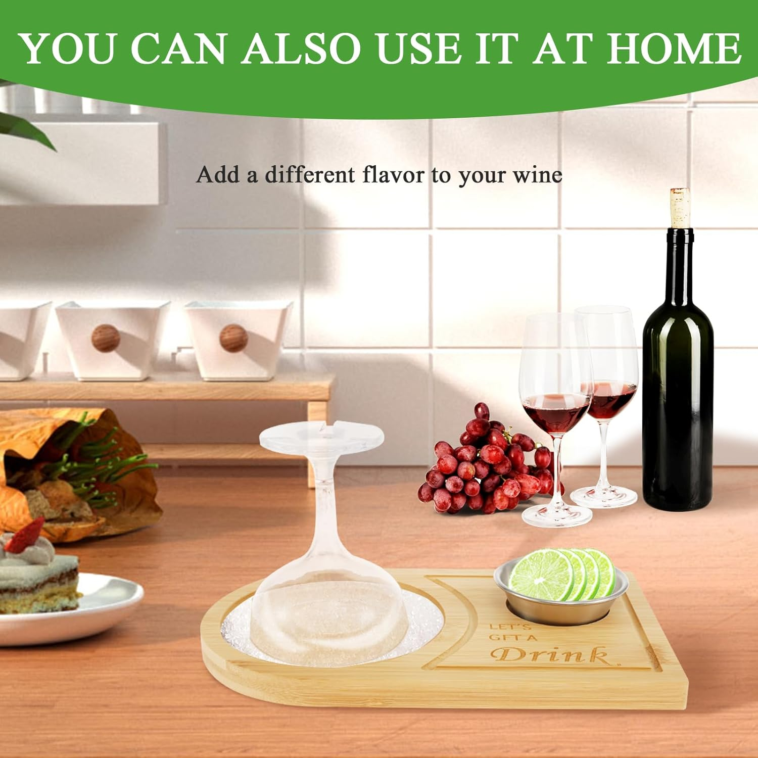 Margarita Salt Rimmer Set with Stainless Steel Bowl, Wood Glass Rimmer for Cocktails and Margarita Mixing, Bar Aaccessories for Party, Salt and Sugar Container for Bar image number 4