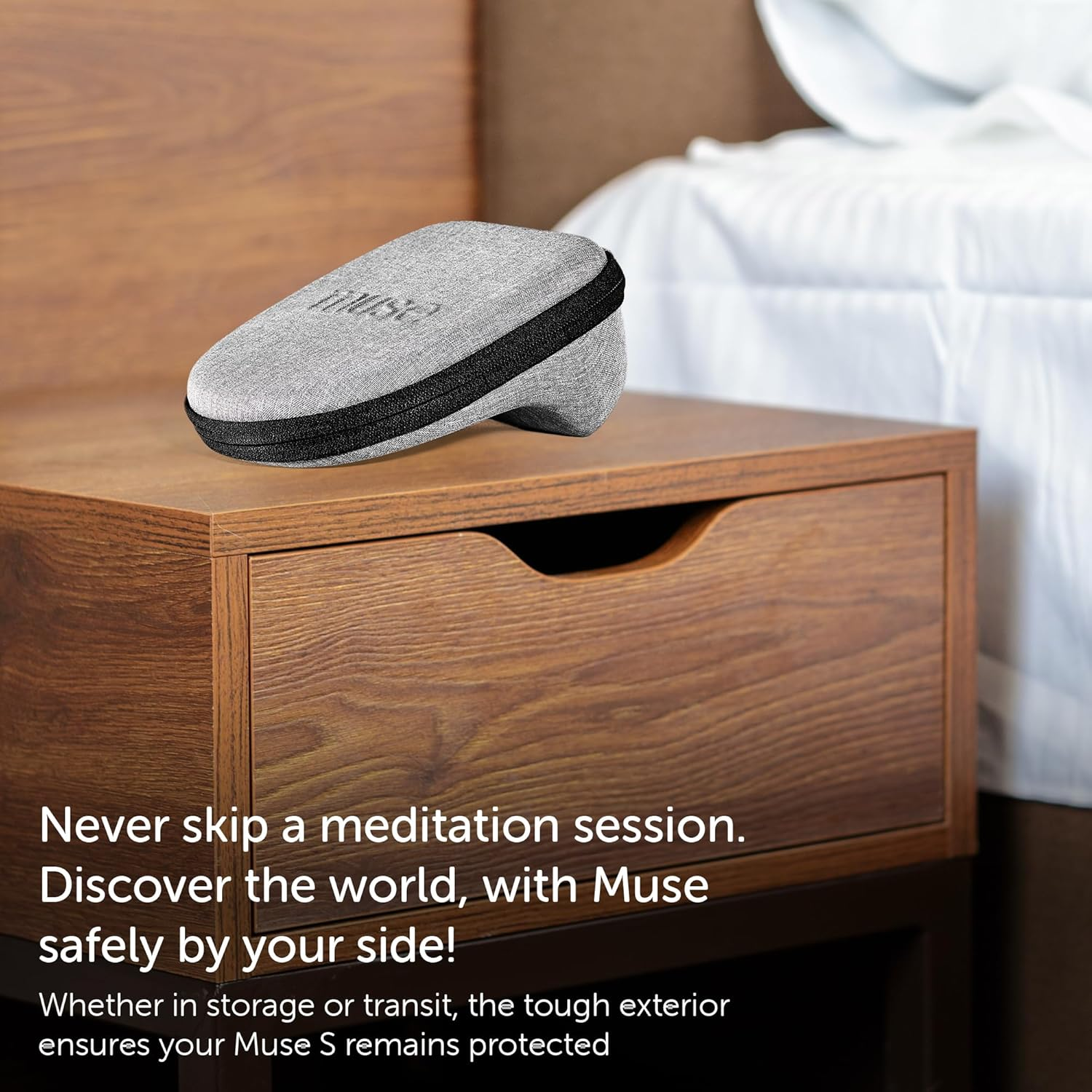 MUSE 2 Case | the Brain Sensing Headband Official Storage and Travel Carrying Case | Also Compatible with Original Headband | Storage Case for Biofeedback Devices and Neurofeedback Devices image number 1