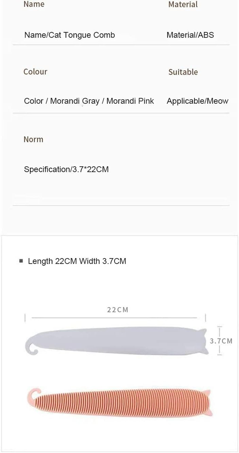 Cat Tongue Comb Cute Pet Hair Comb Portable Simulation Massage Comb Pet Groomer for Cat Daily Hair Care/850/2125