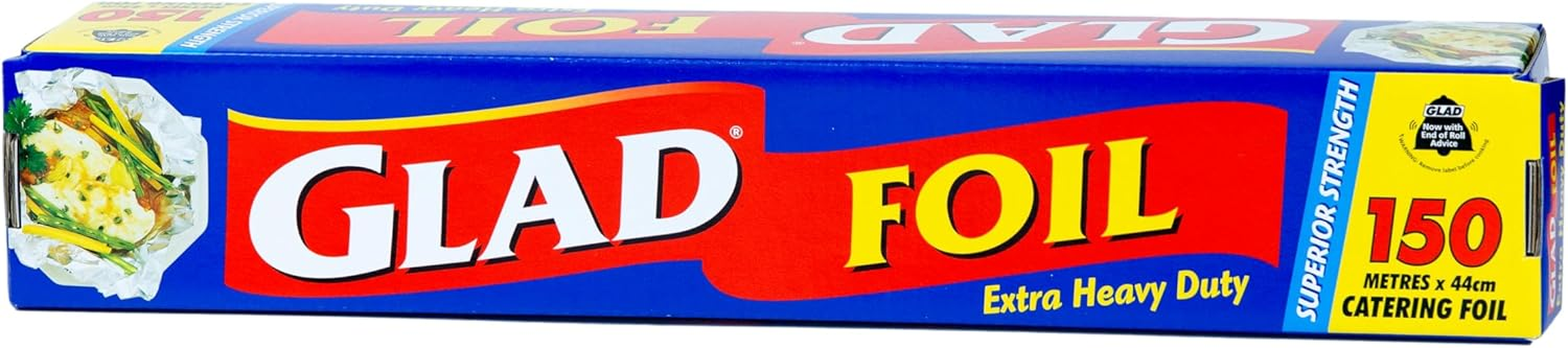 Glad Extra Heavy Duty Aluminium Foil, 150 Metre Professional Quality Aluminum Foil, 150M X 44Cm, 1 Count image number 1