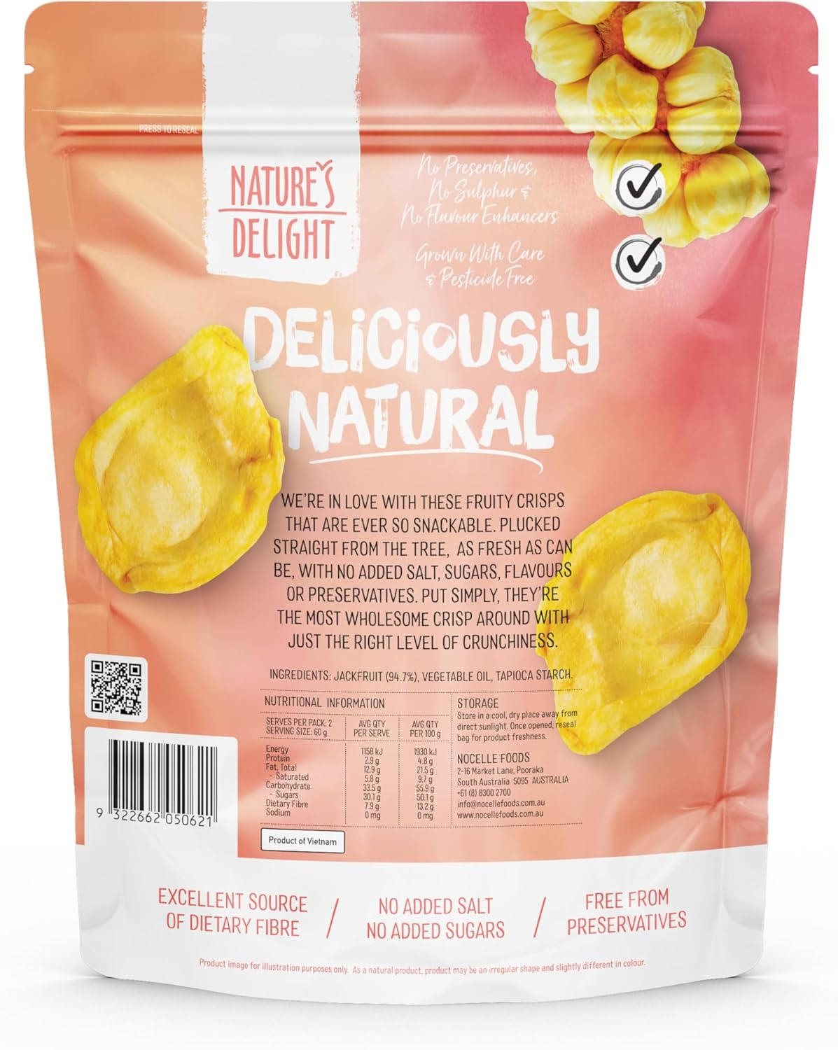 Nature'S Delight Dried Jack Fruit, 120G image number 6