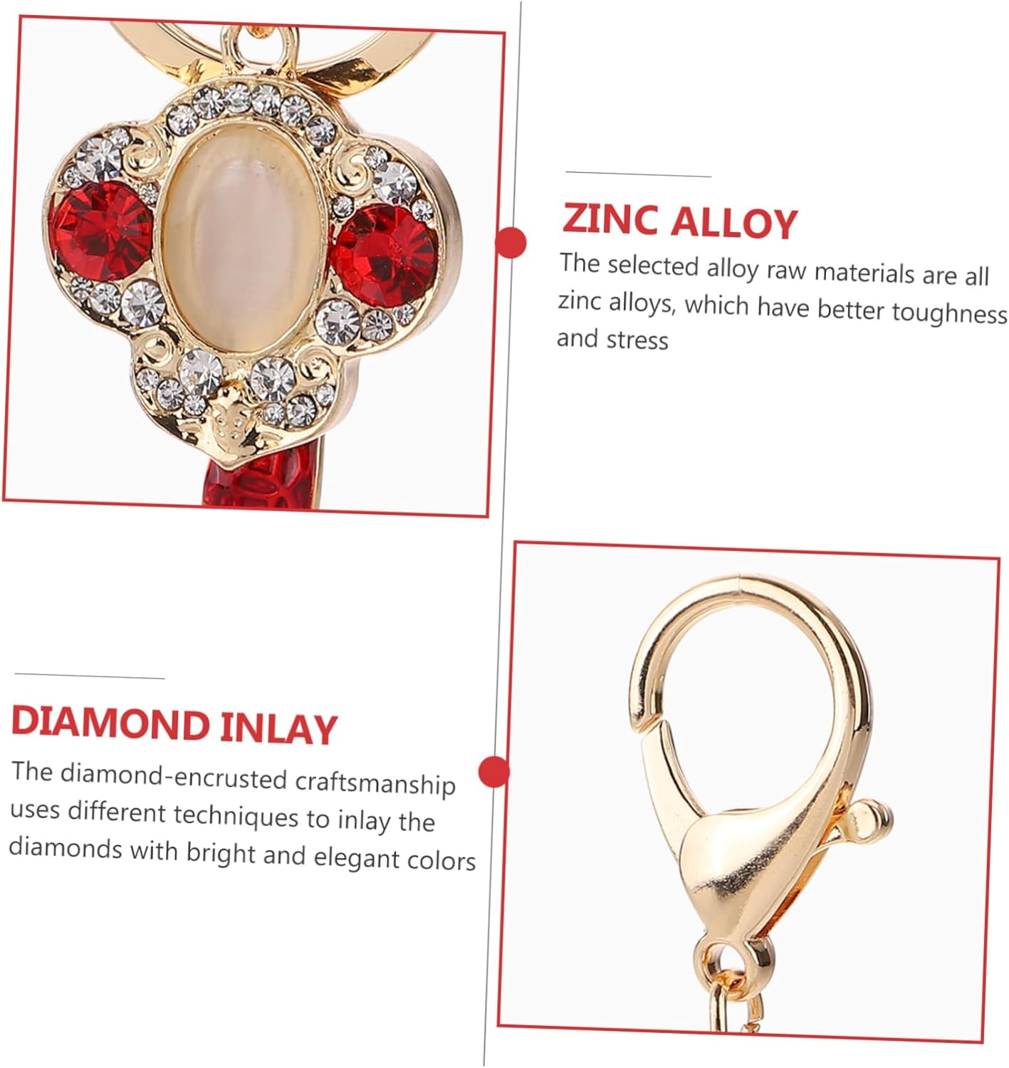 CHILDWEET Wishful Keychain Rhinestone Purse Car Hanging Accessories for Women Ladies Handbags Handbag Crystal Pendant Keychain Hanging Ornament Backpack Purse for Women Exquisite Key Chain