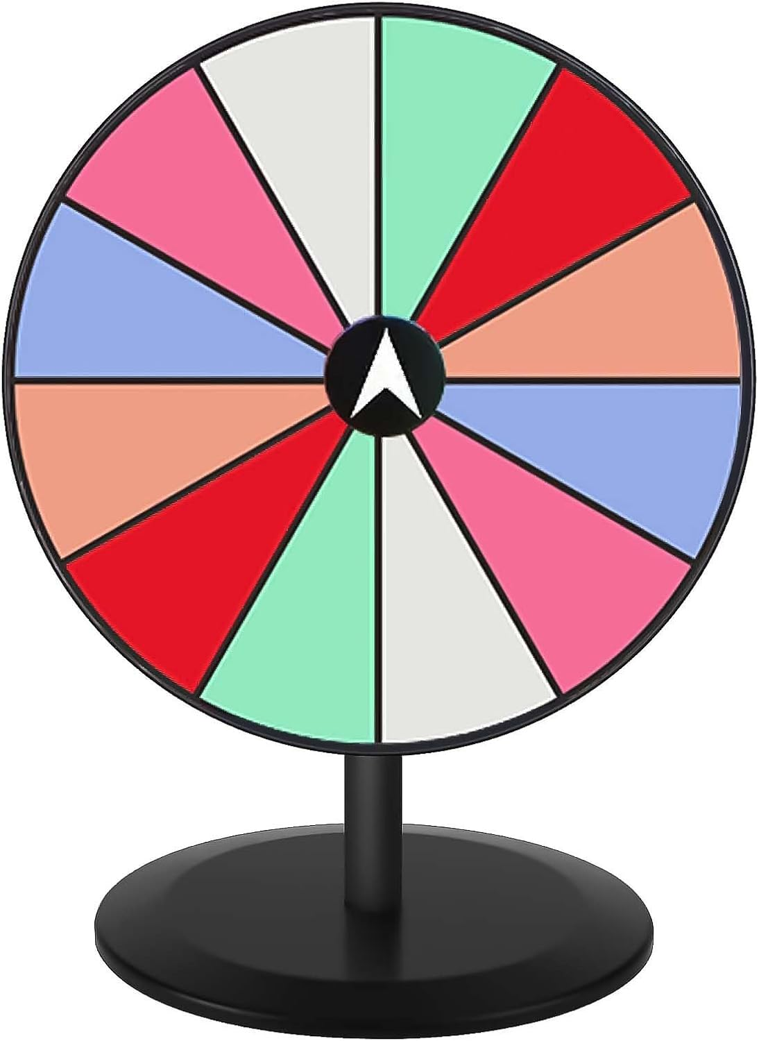 Prize Wheel 8 INCH Tabletop Roulette Wheel of Fortune Spin for Engaging Home Parties, Trade Show, Carnival Events,Party Birthday Wedding Housewarming 1 Set image number 1
