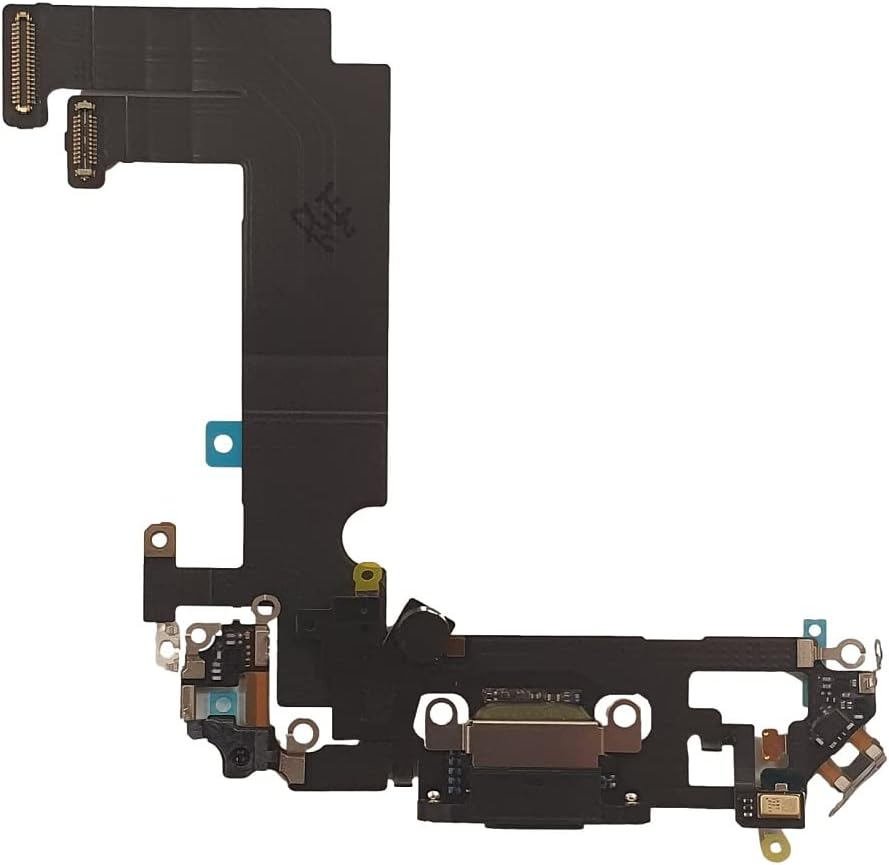 Smartex&reg; Charging Socket with Flex Cable Compatible with Iphone 6 Light Grey - Dock Connector with Integrated Microphone, Home Button, Speaker Connection image number 6