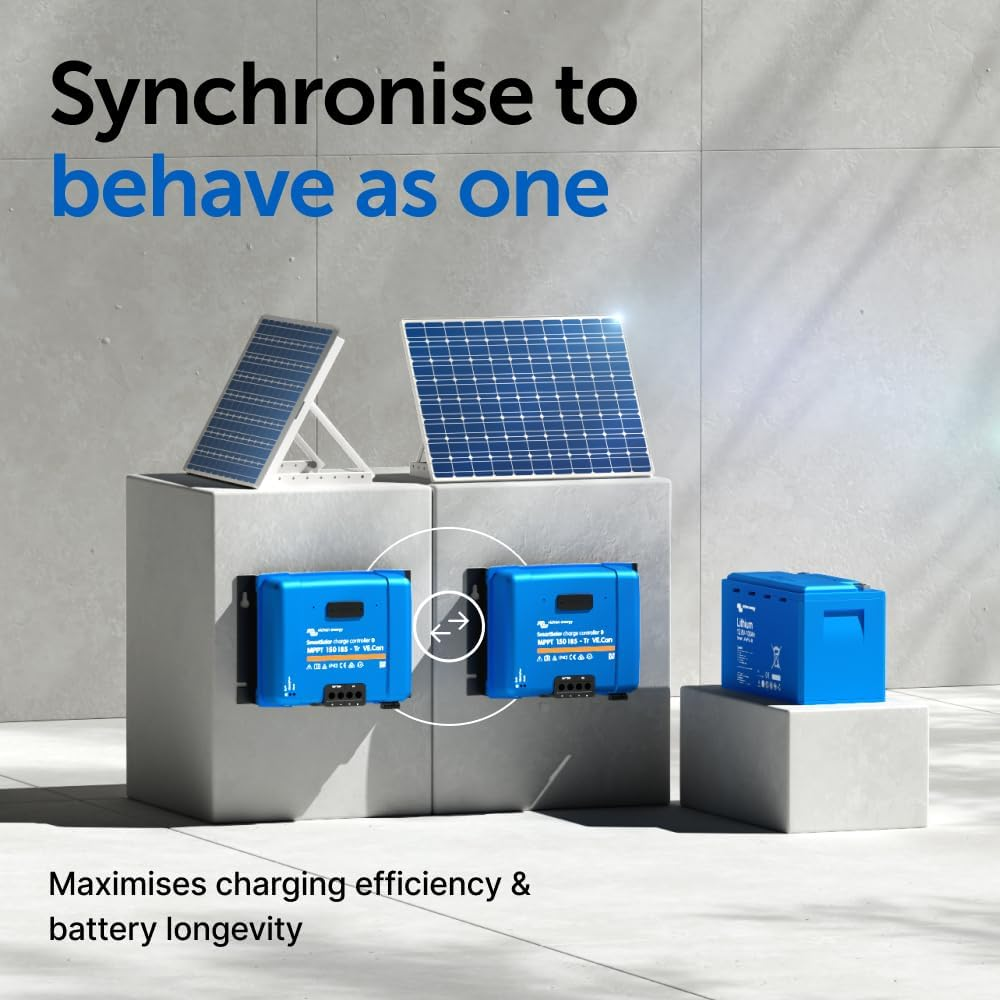 Victron Energy Smartsolar MPPT Tr Ve.Can 150V 85 Amp 12/24/36/48-Volt Solar Charge Controller (Bluetooth)