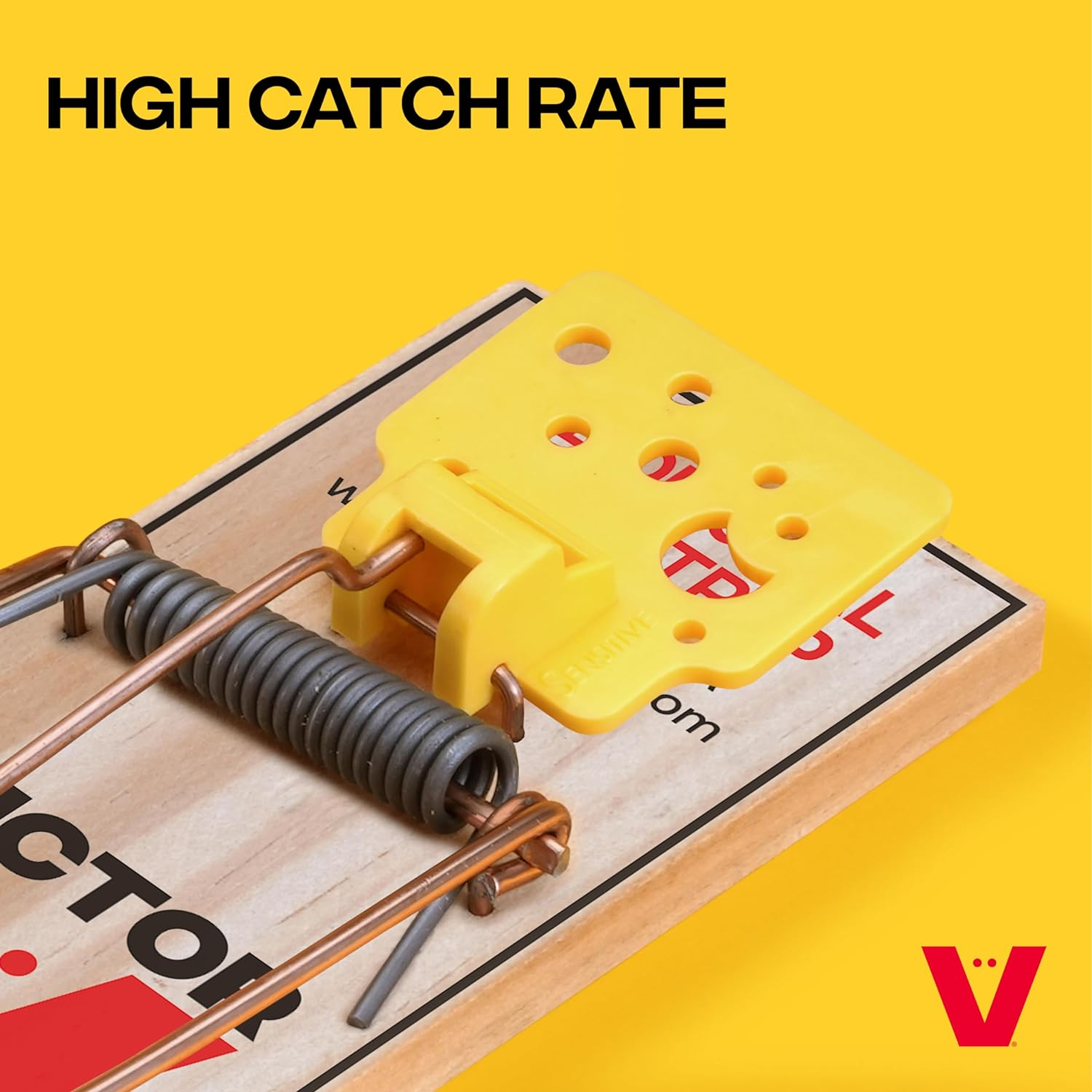 Victor M035 V Mouse Traps, Yellow, 2 Traps image number 3