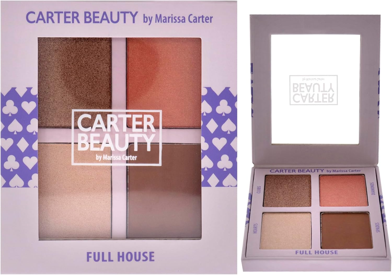 Carter Beauty Mixed Face Palette - Full House by Carter Beauty for Women - 0.4 Oz Makeup, 11.829600000000001 Millilitre image number 1