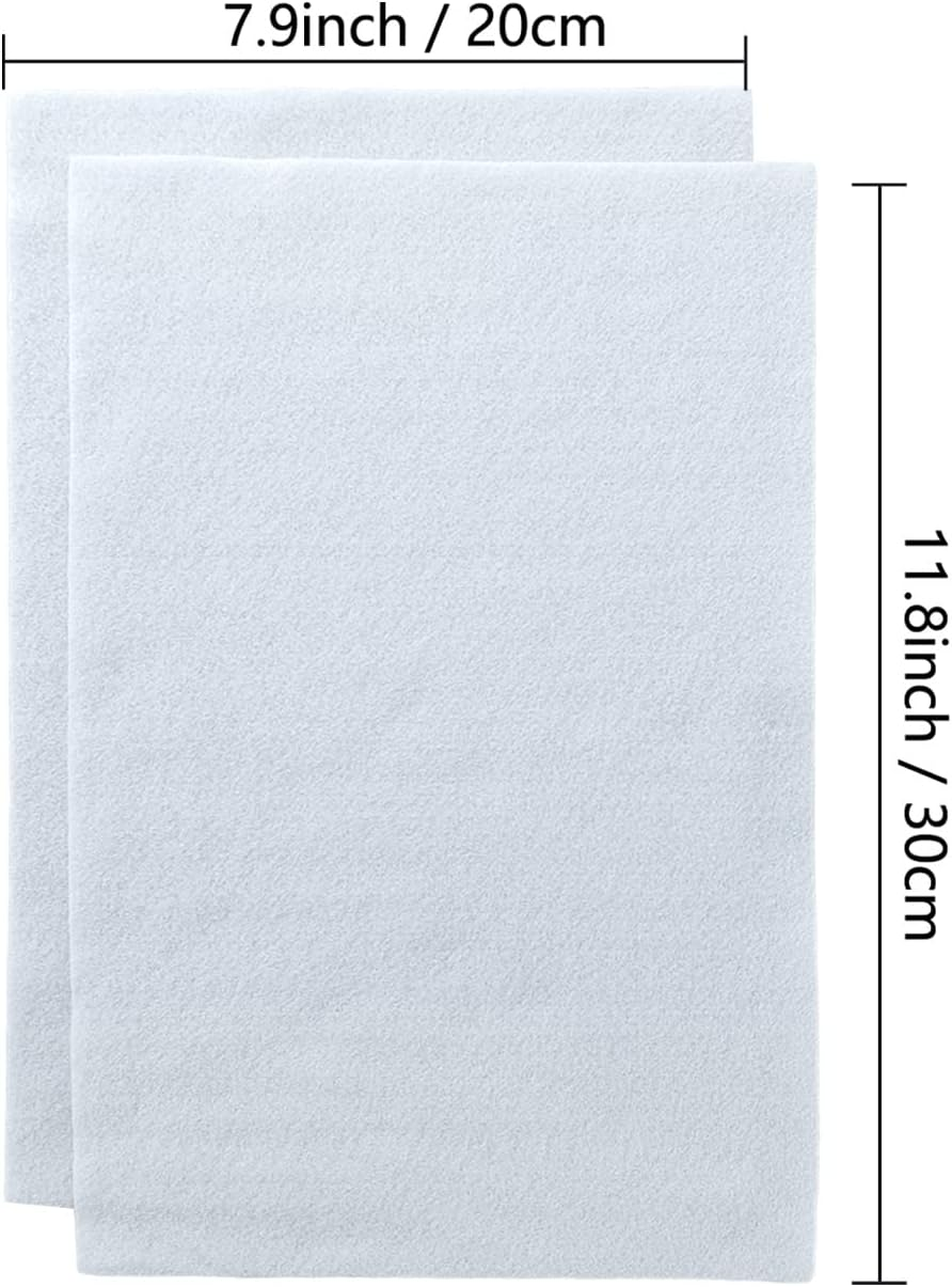 Jtnohx Color Felt, Soft Felt Sheets, 1.4Mm Thick 20X30Cm Handicraft Felt Fabrics for DIY and Sewing Projects (White) image number 4