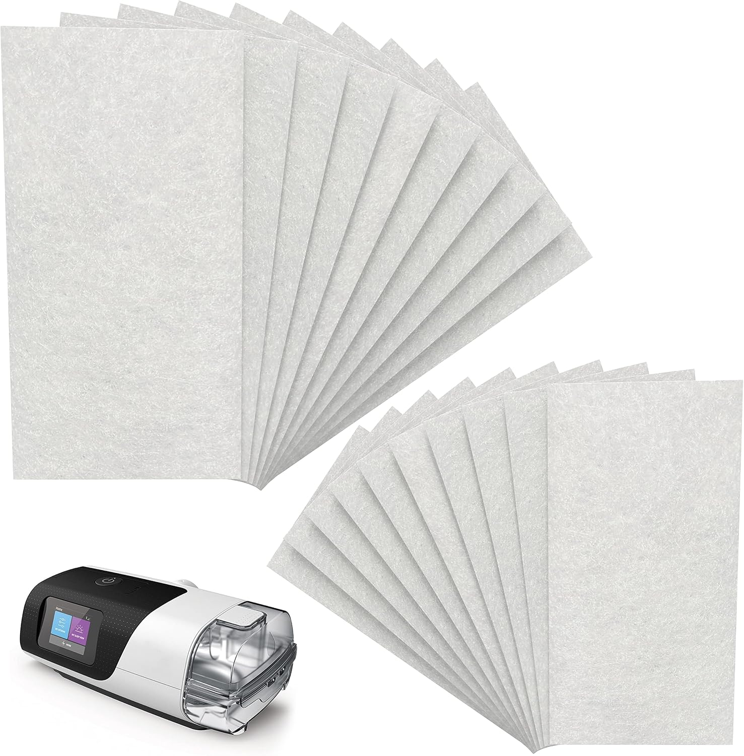20 Pack - Premium CPAP Filters - Compatible with Resmed Airsense 11 Supplies Series Replacement Filters image number 4