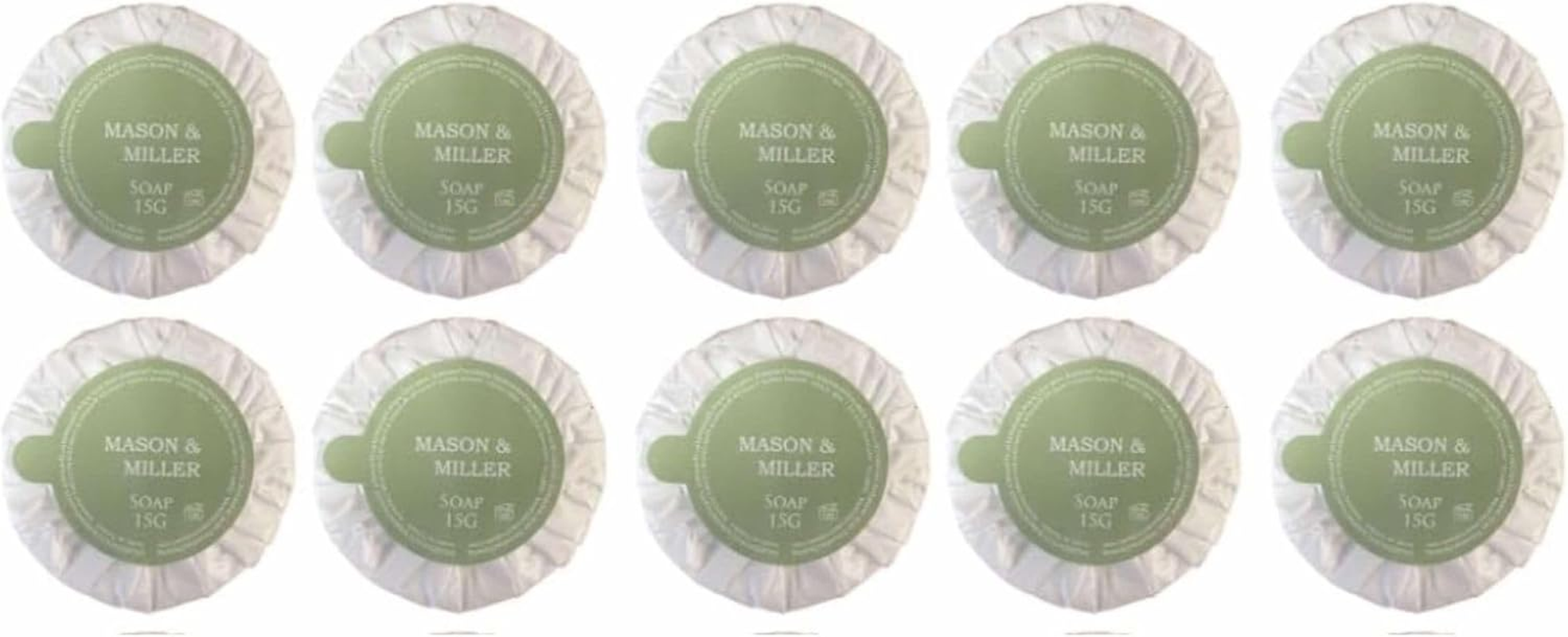 10 X Mason & Miller Tissue Pleated Guest Soaps image number 1